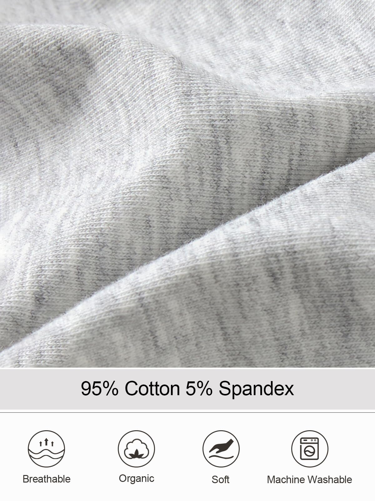 coskefy Womens Underwear Cotton Hipster Panties,Low Rise Breathable,6 Pack