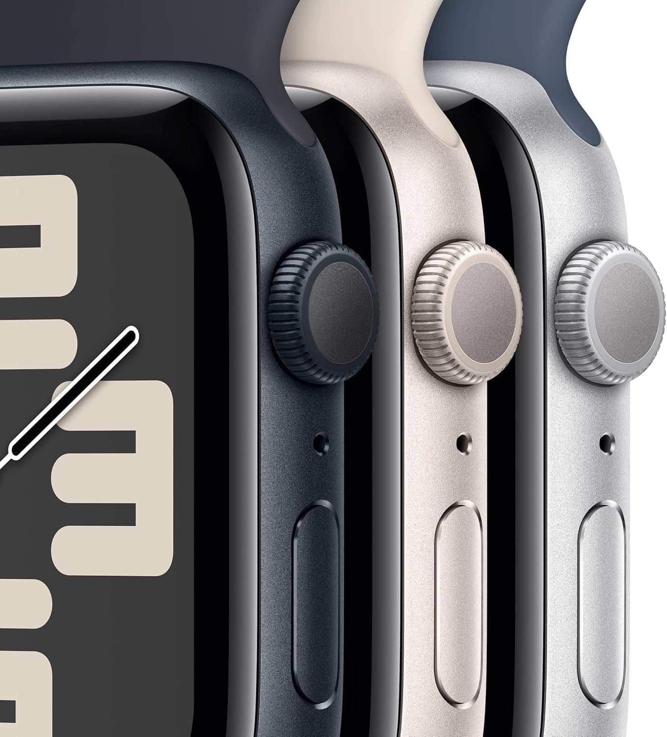 Apple Watch SE (2nd Gen) (GPS + Cellular, 40mm) - Starlight Aluminum Case with Starlight Sport Band, S/M (Renewed)