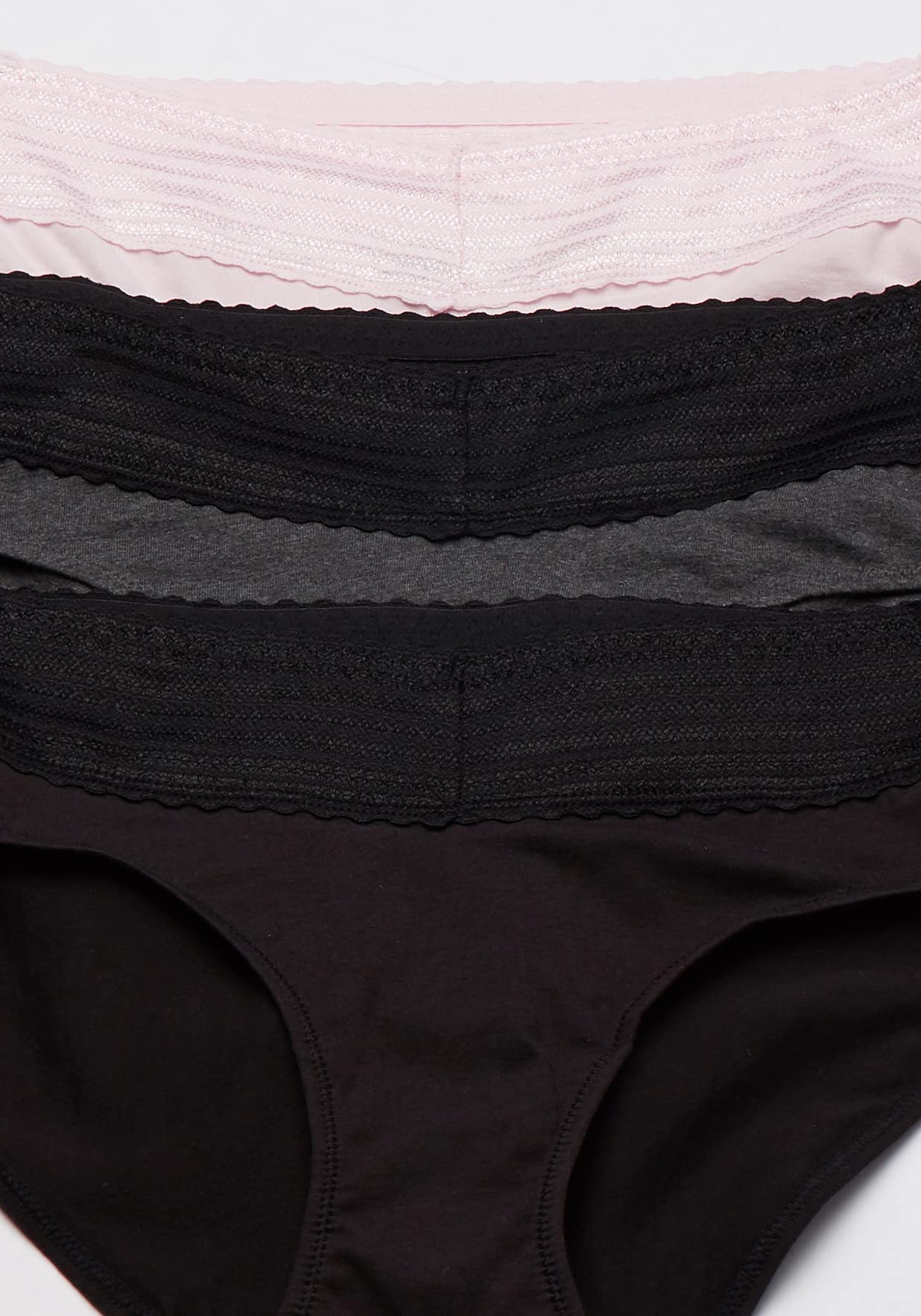 Warner's womens Blissful Benefits No Muffin 3 Pack Hipster Panties