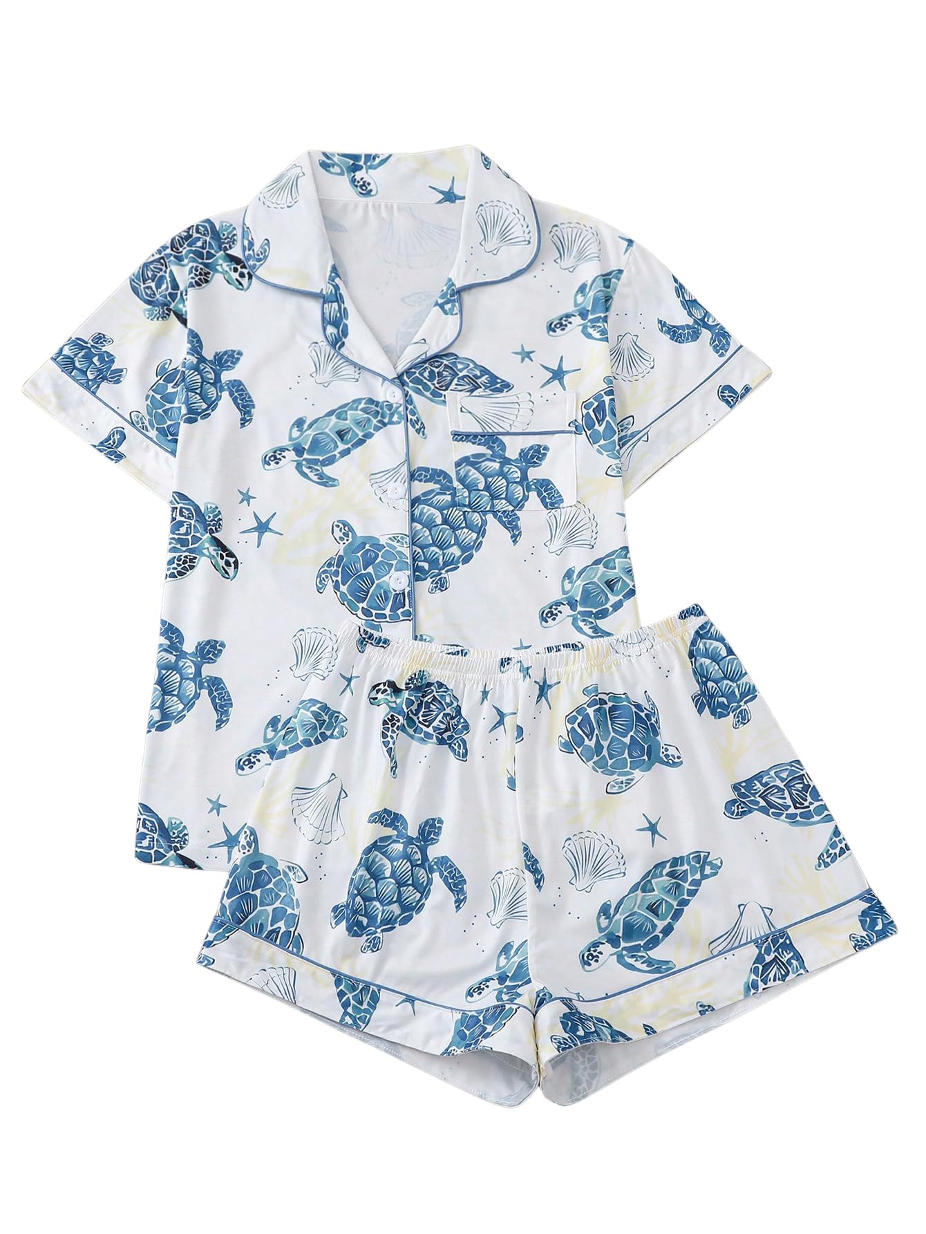 Verdusa Pajamas For Women Set 2 Piece Cute Pjs Sleepwear Lounge Sets