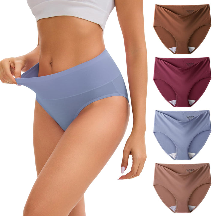 INNERSY Women's Modal Underwear Soft High Waist Briefs 4-Pack