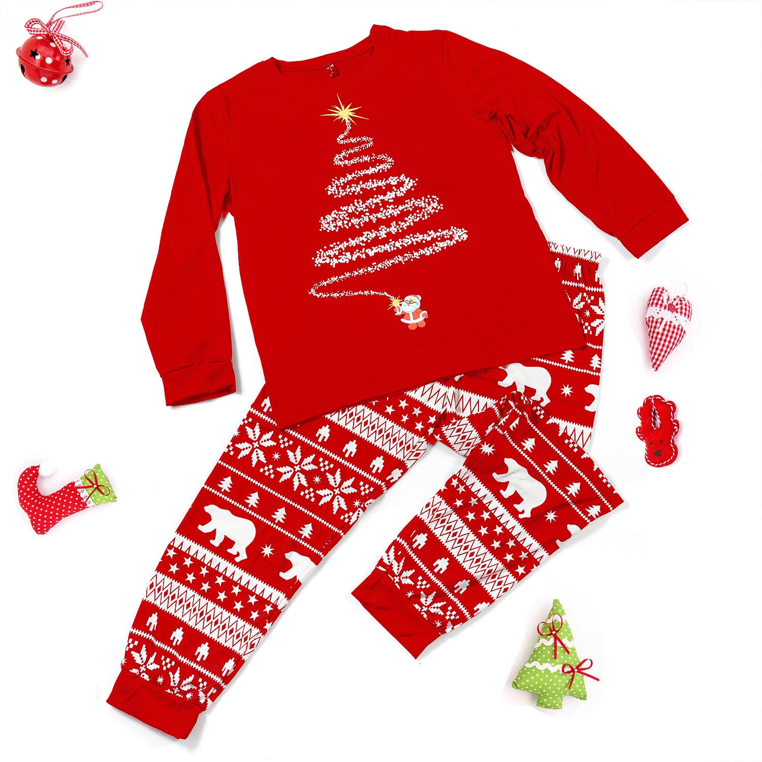 Family Christmas Pajamas Matching sets,Matching Christmas Pajamas Set for family,Womens Sleepwear, Xmas PJS Set