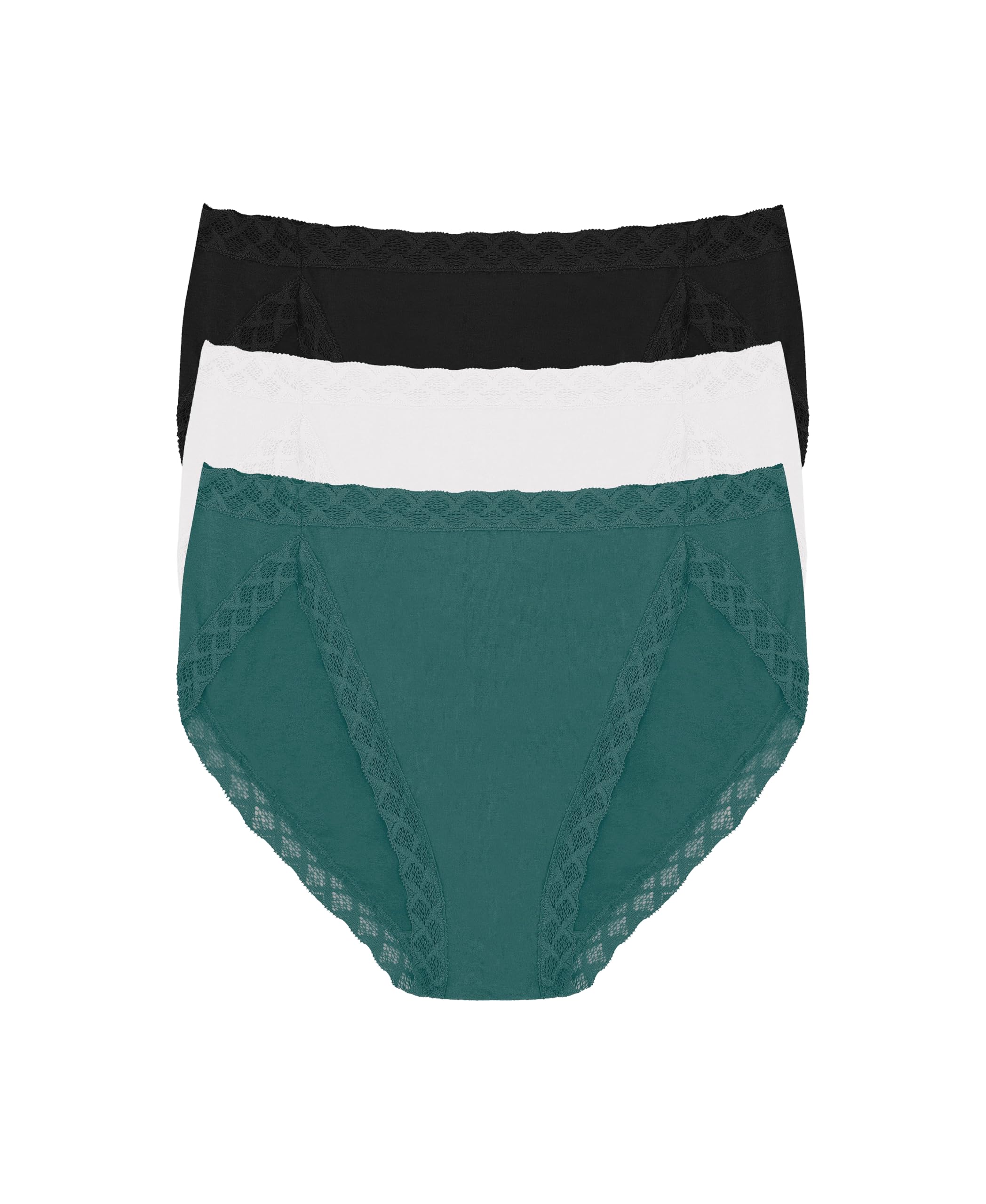 Natori Women's Pima Bliss French Cut Briefs 3 Pack