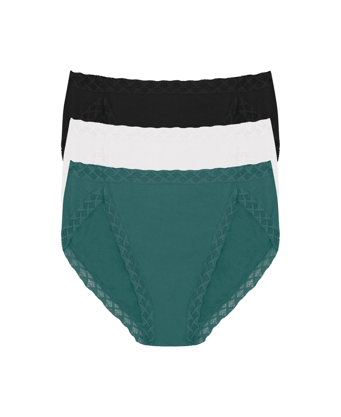 Natori Women's Pima Bliss French Cut Briefs 3 Pack