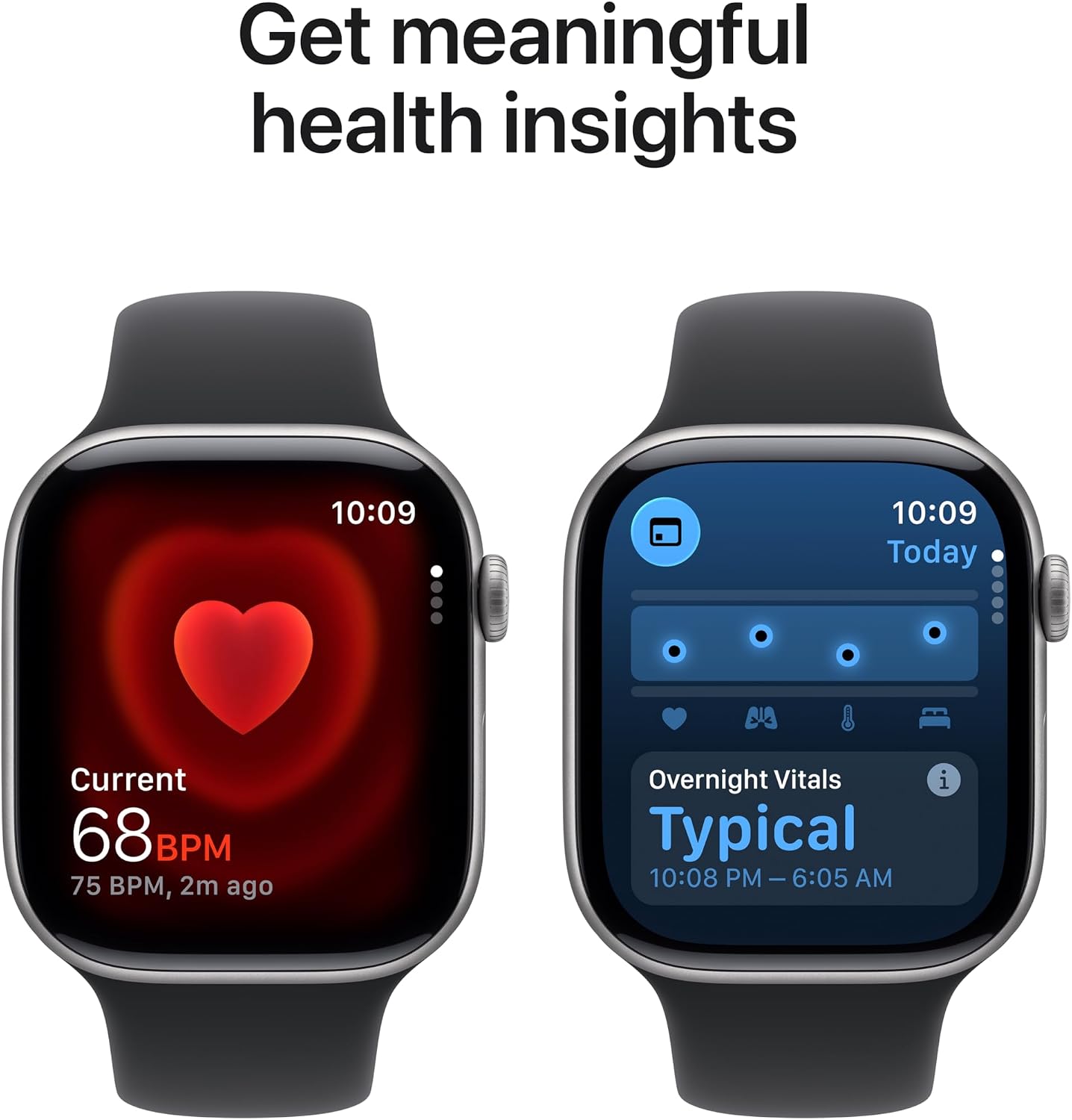 Apple Watch Series 11 [GPS + Cellular 46mm] Smartwatch with Space Grey Aluminum Case with Black Sport Band - S/M. Sleep Score, Fitness Tracker, Health Monitoring, Always-On Display, Water Resistant