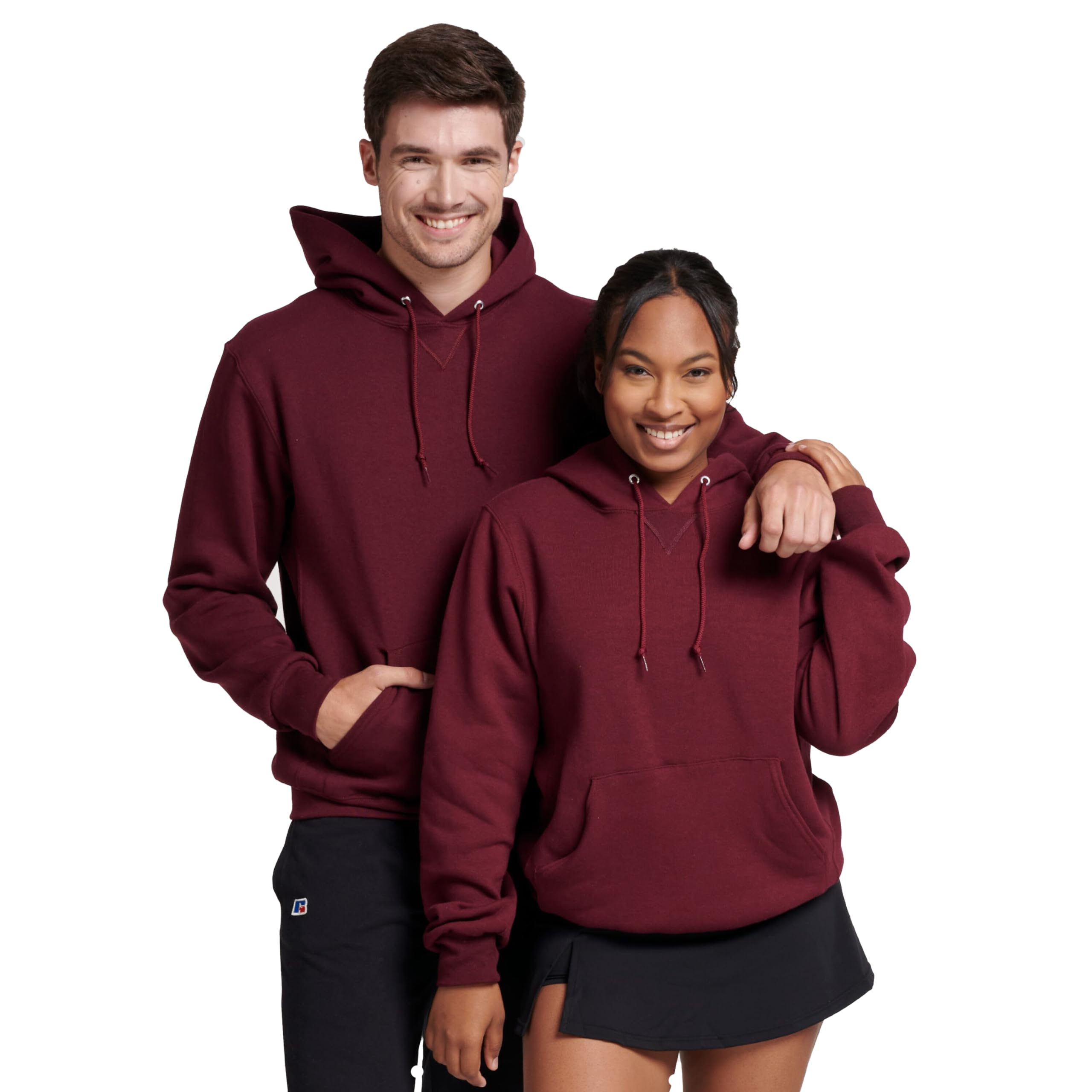 Russell Athletic mens Dri-power Fleece Hoodies, Moisture Wicking, Cotton Blend, Relaxed Fit, Sizes S-4x
