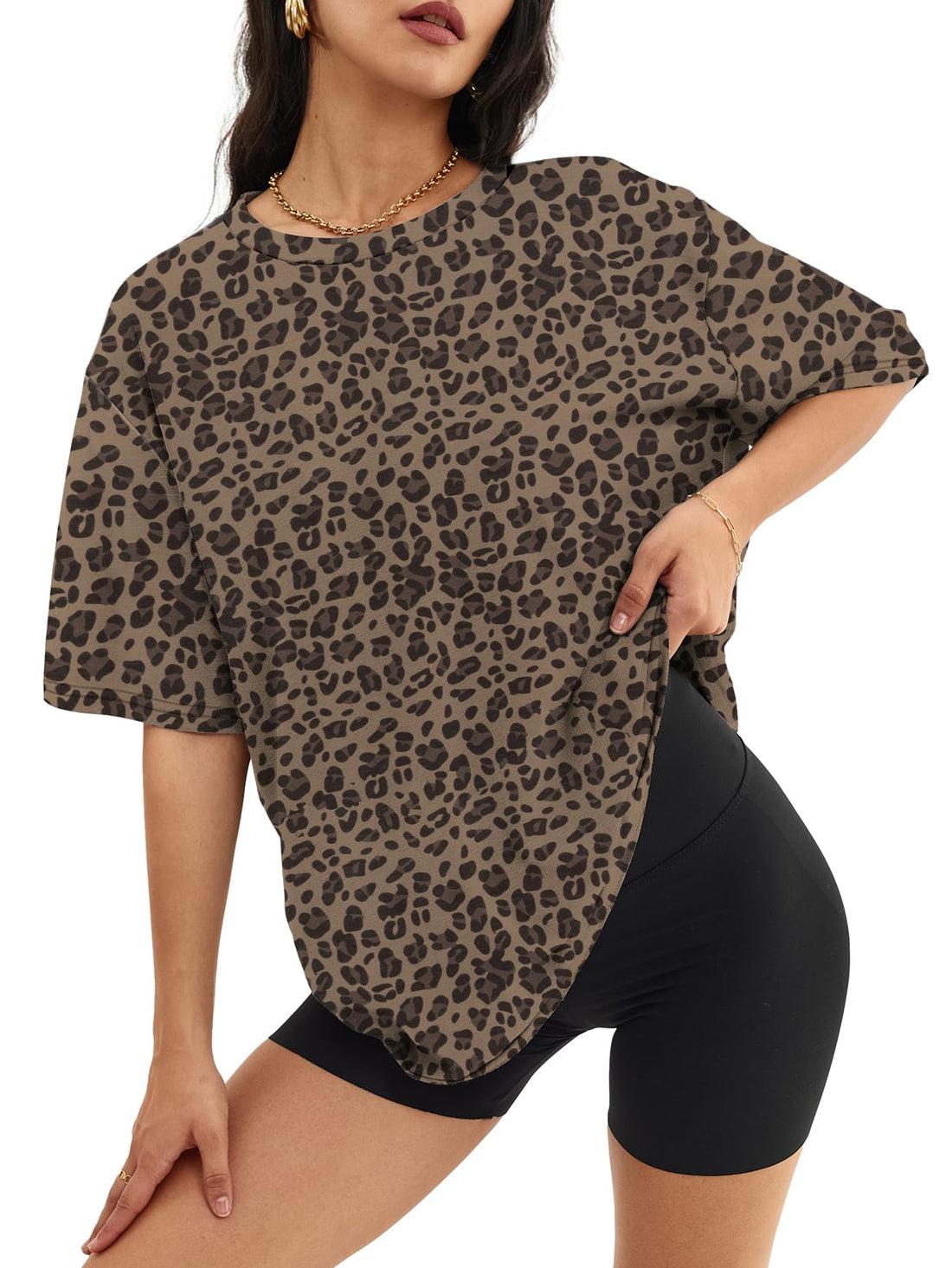 ATHMILE Womens Oversized T Shirts Casual Tee Workout Tops Gym Clothes Summer Loose Fit Short Sleeve Graphics Basic Y2K 2026