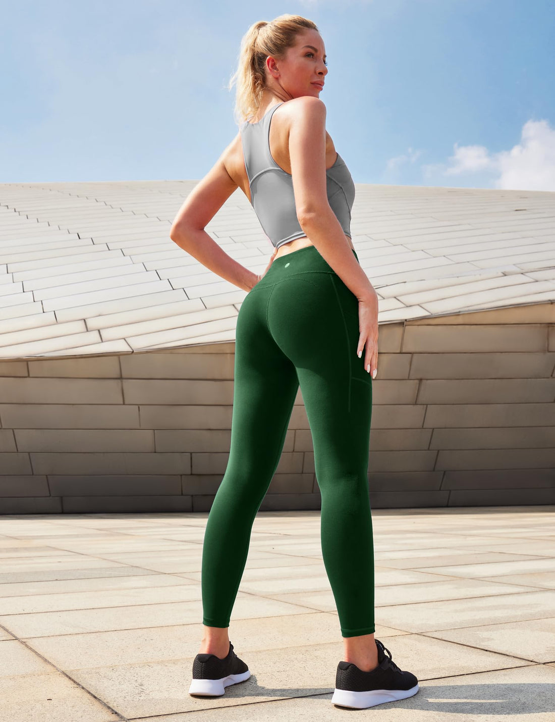 Ewedoos Women's Yoga Pants with Pockets Leggings for Women Tummy Control Workout Leggings for Women Compression Leggings