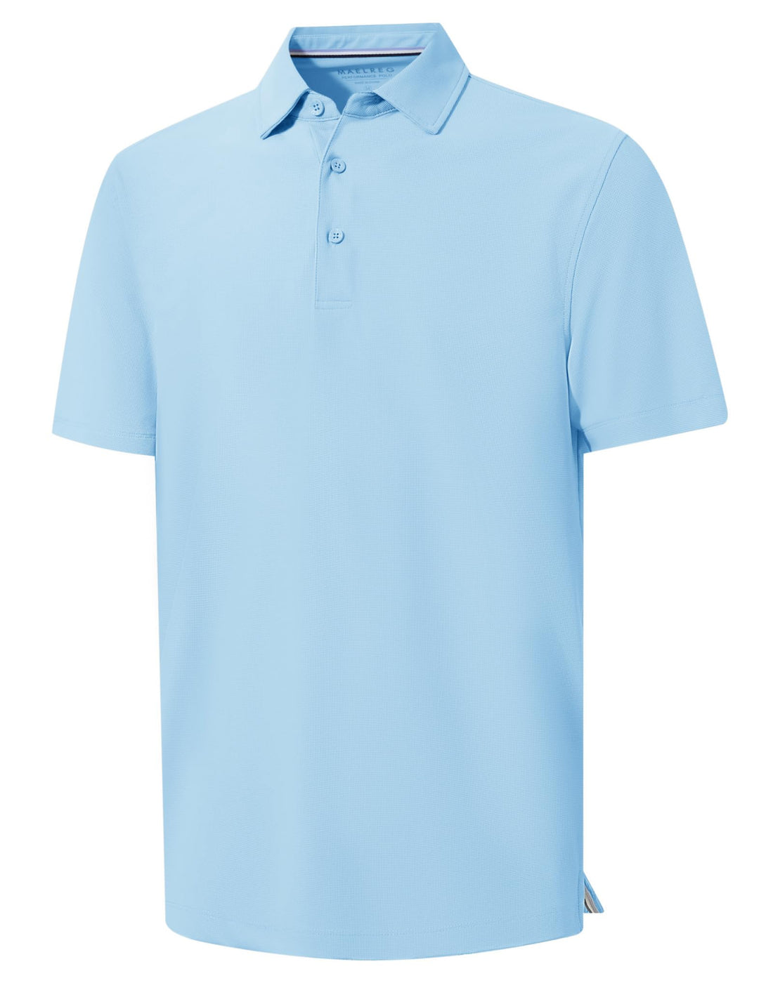 M MAELREG Golf Shirts for Men Dry Fit Waffle Textured Collared Short Sleeve Moisture Wicking Casual Sports Mens Polo Shirts