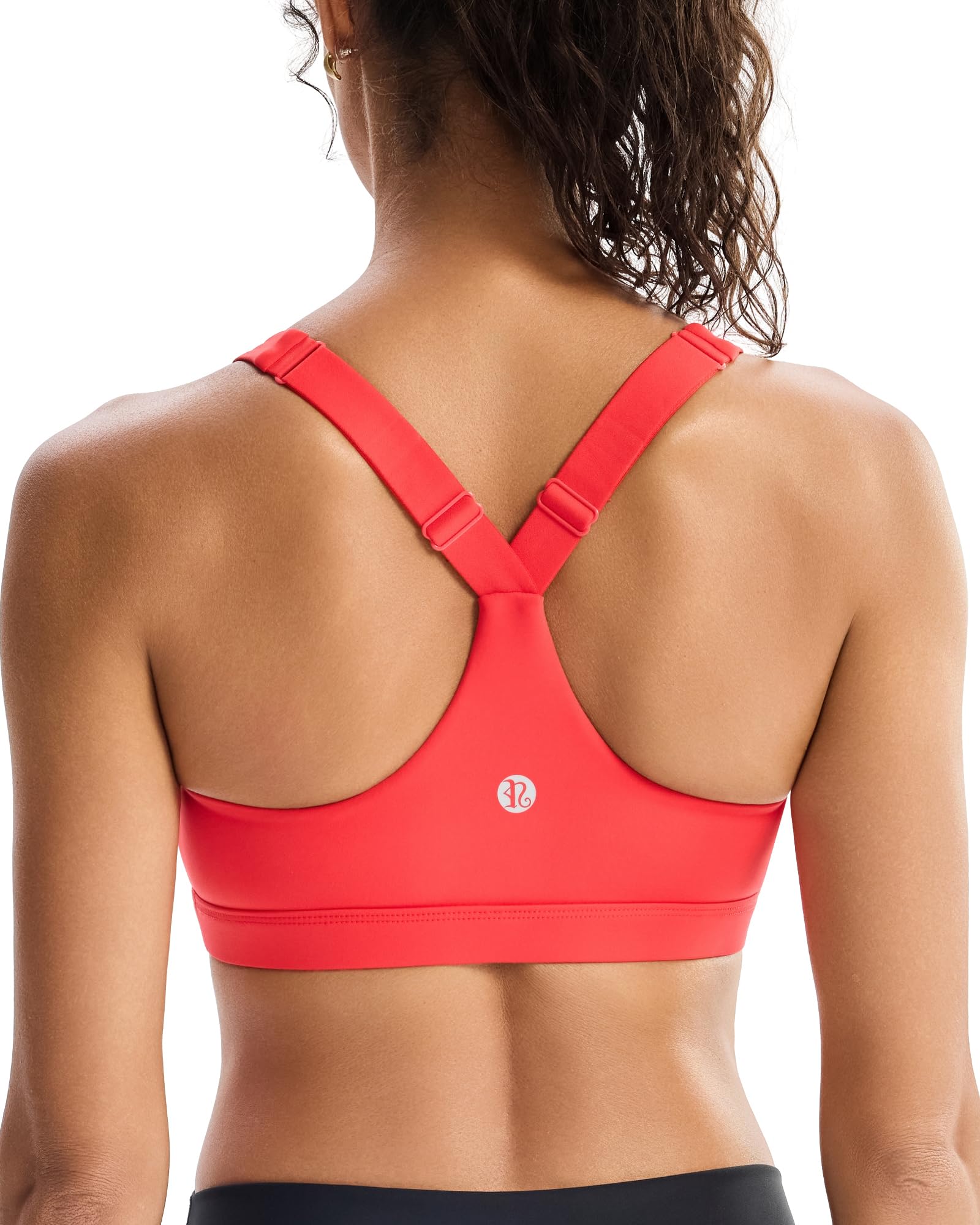 RUNNING GIRL Sports Bras for Women, Molded Cup High Impact Sports Bra Workout Bras for Women High Support Racerback
