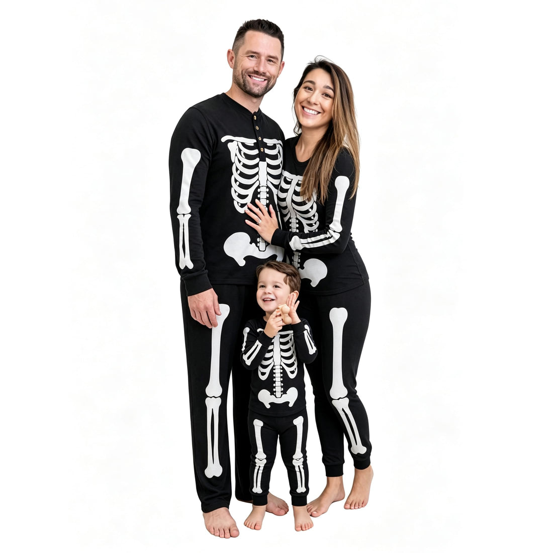 Holiday Family Matching Pajamas sets Organic Cotton Christmas/Halloween Family PJs for Adults, Kids, Baby And Pets