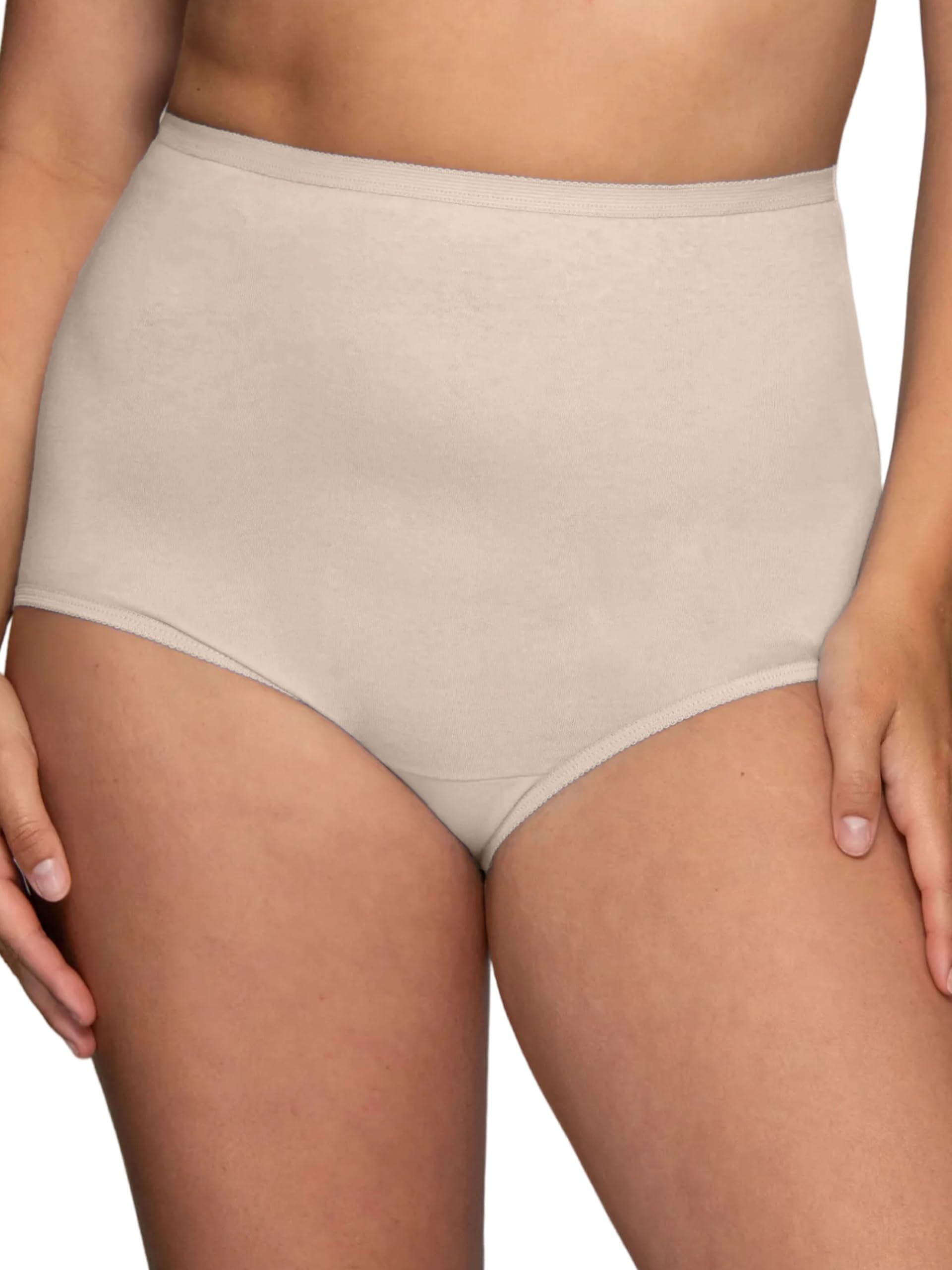 Vanity Fair Women's High Waisted Underwear, Full Coverage Ladies Panties, Perfectly Yours Briefs