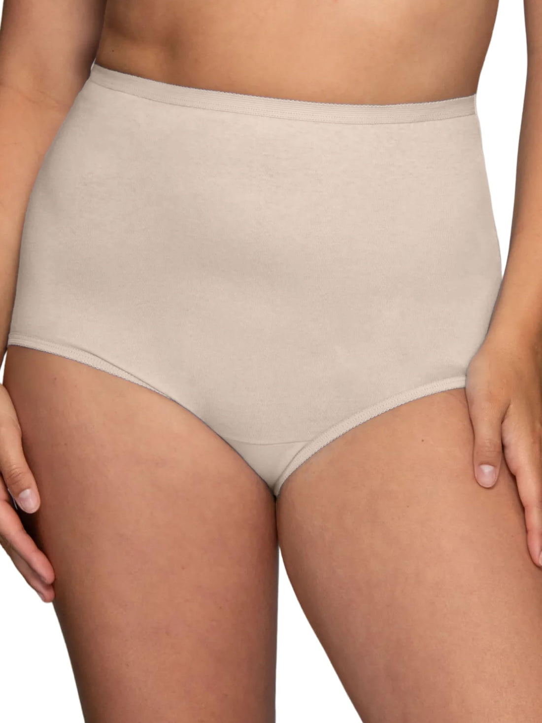 Vanity Fair Women's High Waisted Underwear, Full Coverage Ladies Panties, Perfectly Yours Briefs