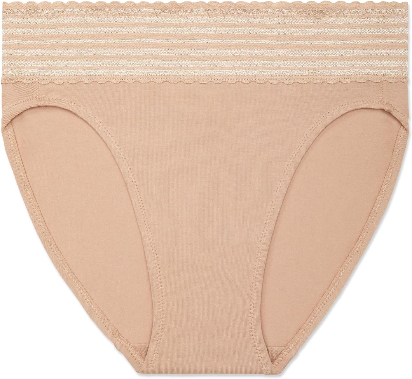 Warner's womens Warners® No Pinching No Problems® Dig-free Comfort Waist With Lace Cotton Hi-cut Rt2091p