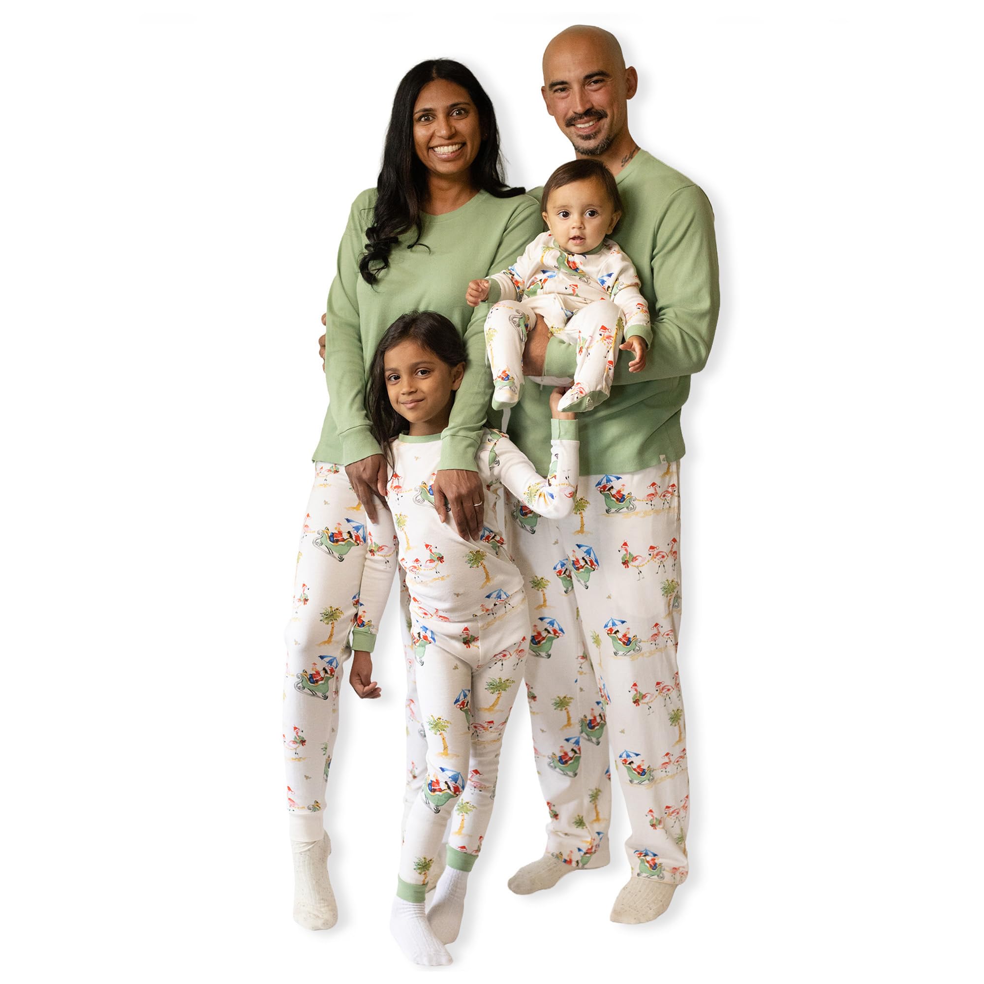 Burt's Bees Baby Matching Family Jammies, Organic Cotton, Holiday Pajamas