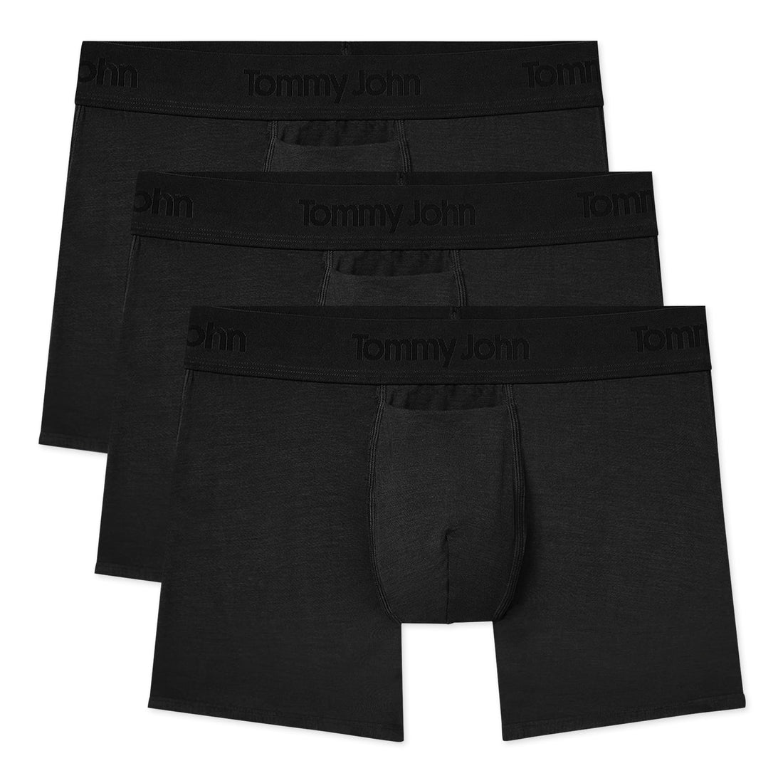 Tommy John Men's Trunk 4” Underwear, Second Skin Boxers with Supportive Contour Pouch, Soft, Breathable Stretch Fabric Boxers