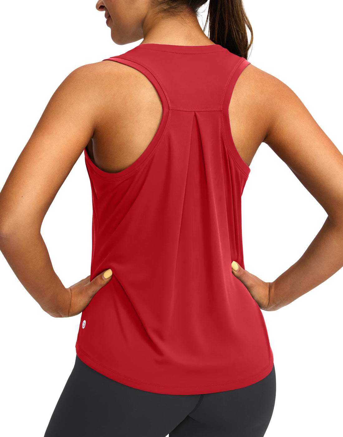 Women's Workout Tops Racerback Athletic Tank Tops Sleeveless Loose Fit Yoga Running Gym Shirts for Women