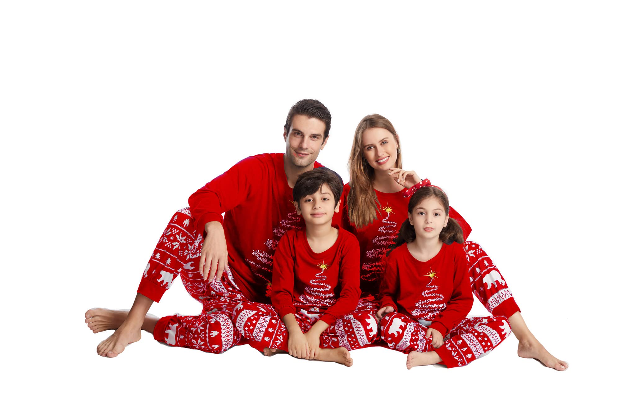 Family Christmas Pajamas Matching sets,Matching Christmas Pajamas Set for family,Womens Sleepwear, Xmas PJS Set