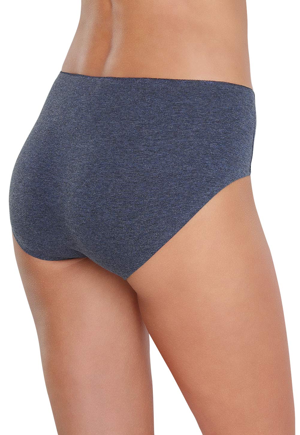 Altheanray Womens Underwear Cotton Underwear for Women Seamless Hipster Bikini Briefs Panties 6 Pack