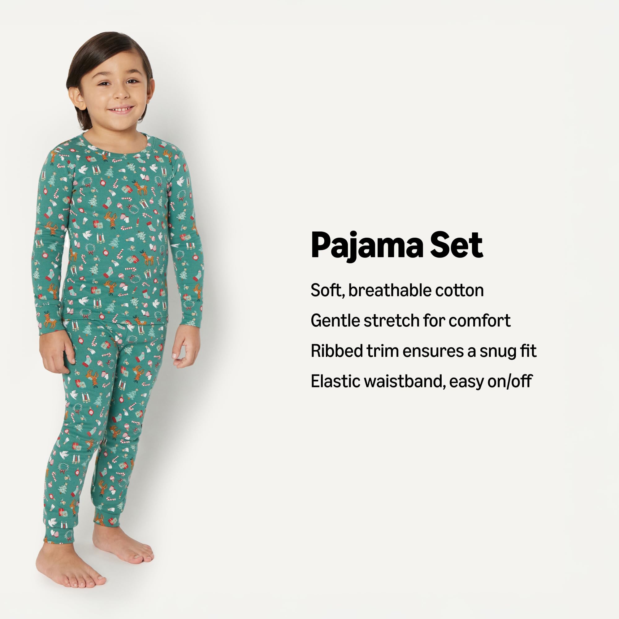 Amazon Essentials x Sofia Grainge Matching Holiday Family Pajama Sets