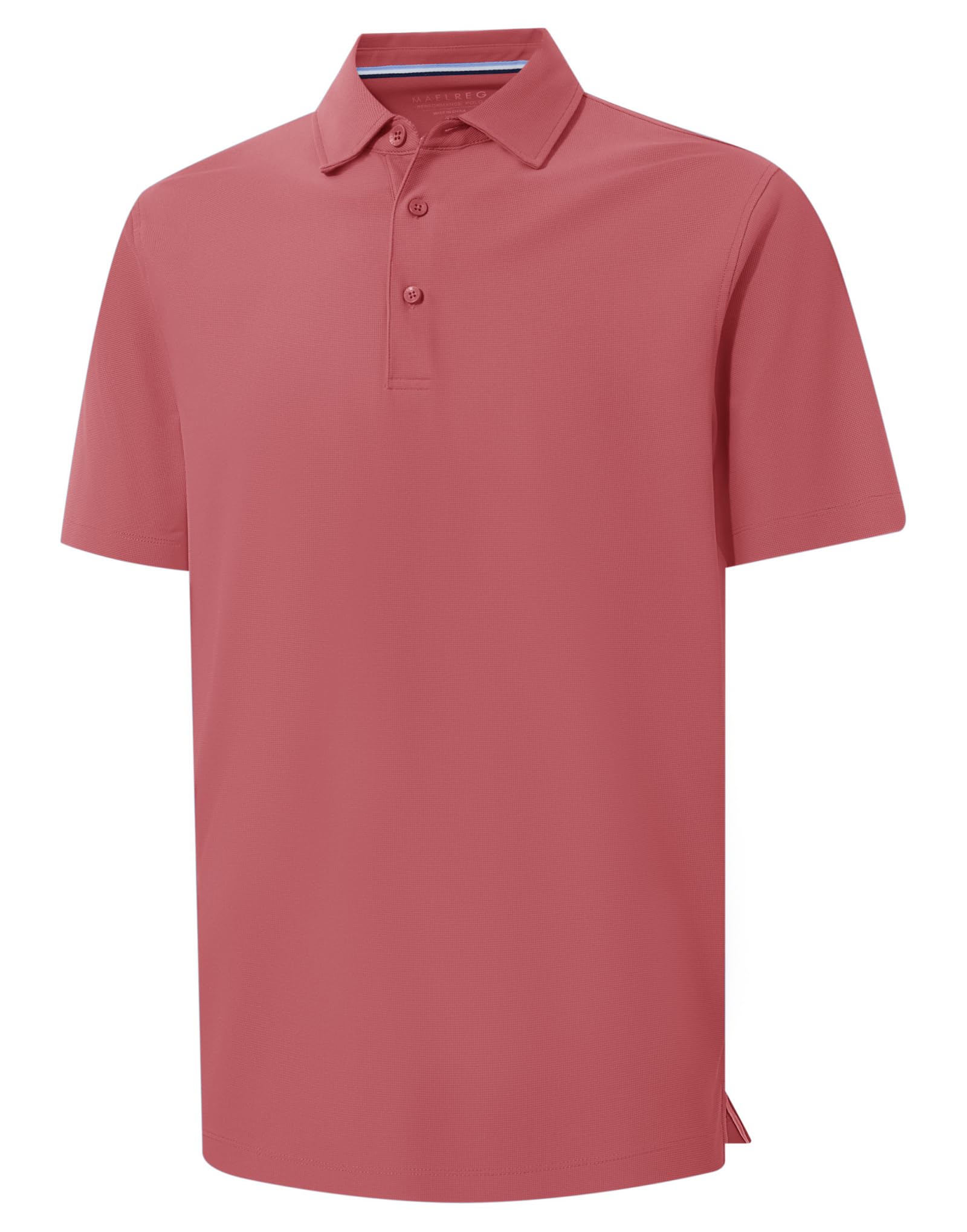 M MAELREG Golf Shirts for Men Dry Fit Waffle Textured Collared Short Sleeve Moisture Wicking Casual Sports Mens Polo Shirts
