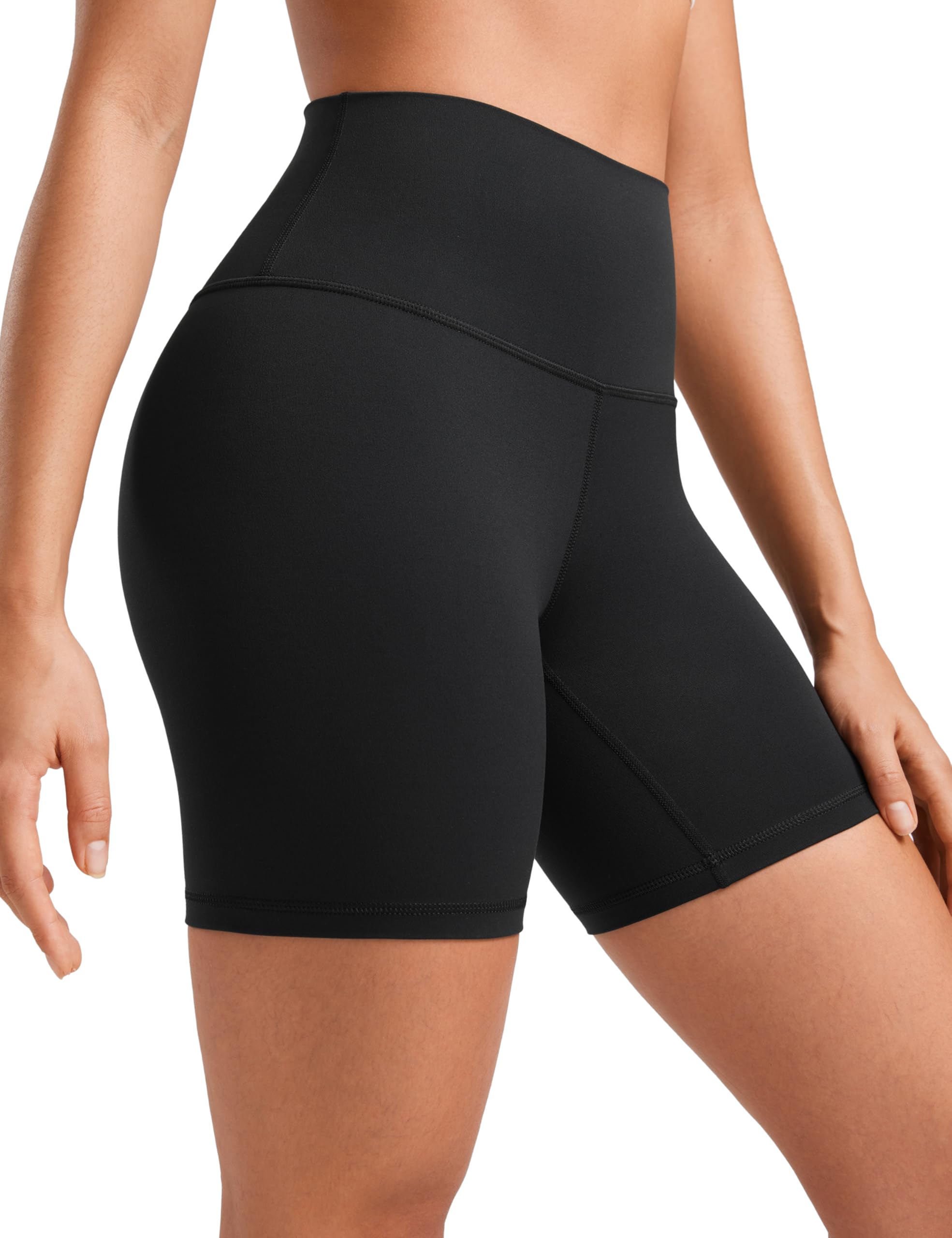 CRZ YOGA Butterluxe Biker Shorts 6" | Extremely Soft, Gentle Compression, Yoga, High Waisted, for Women
