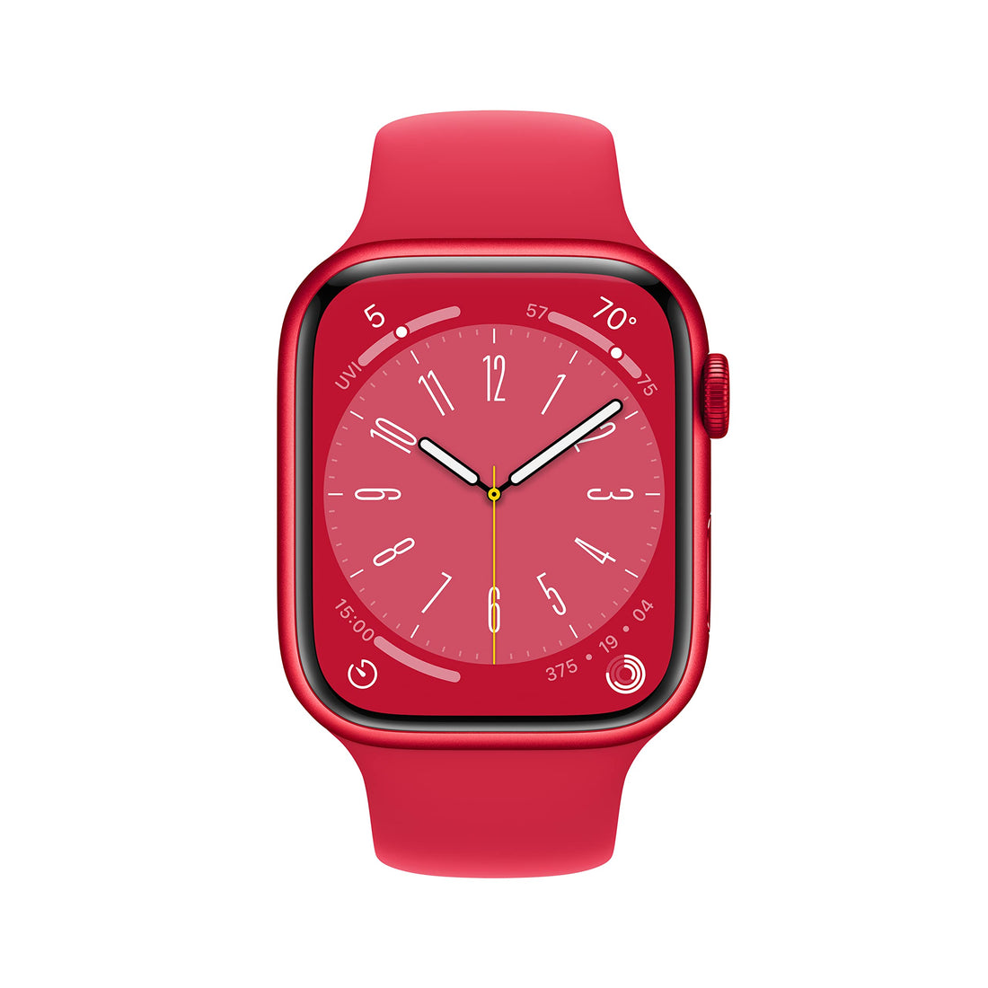 Apple Watch Series 8 [GPS, 45mm] - Midnight Aluminum Case with Midnight Sport Band, M/L (Renewed)