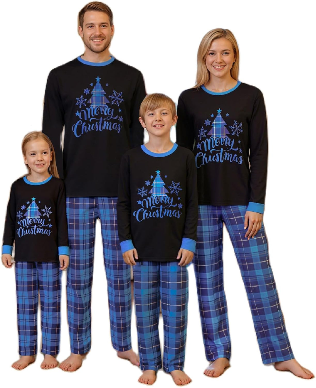 Christmas Pajama Family Matching Pajamas Sets Christmas Pjs Sleepwear Outfits for Christmas Holiday Xmas Party