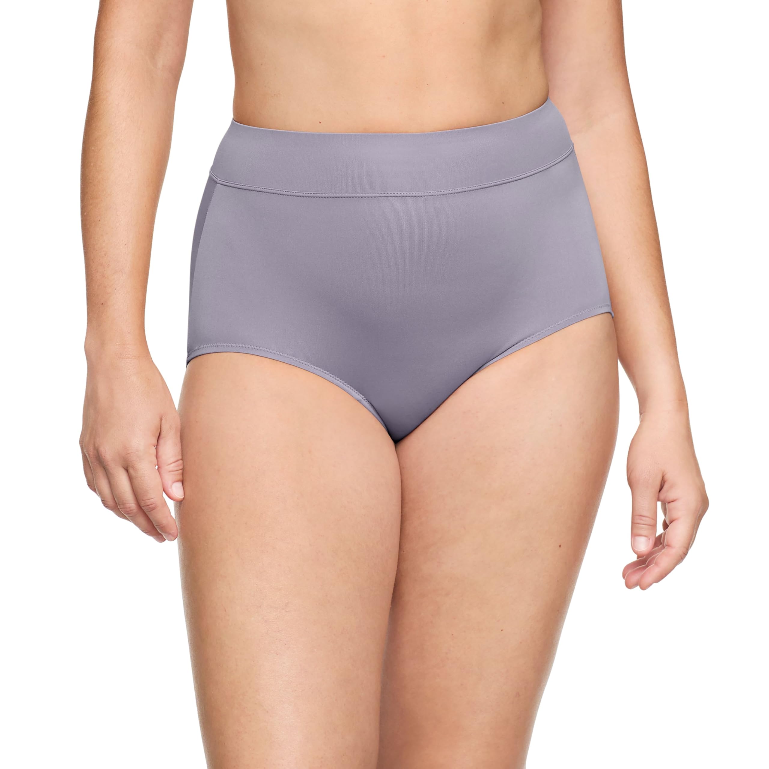 Warner's Women's No Pinching No Problems Hi Cut Brief Panty