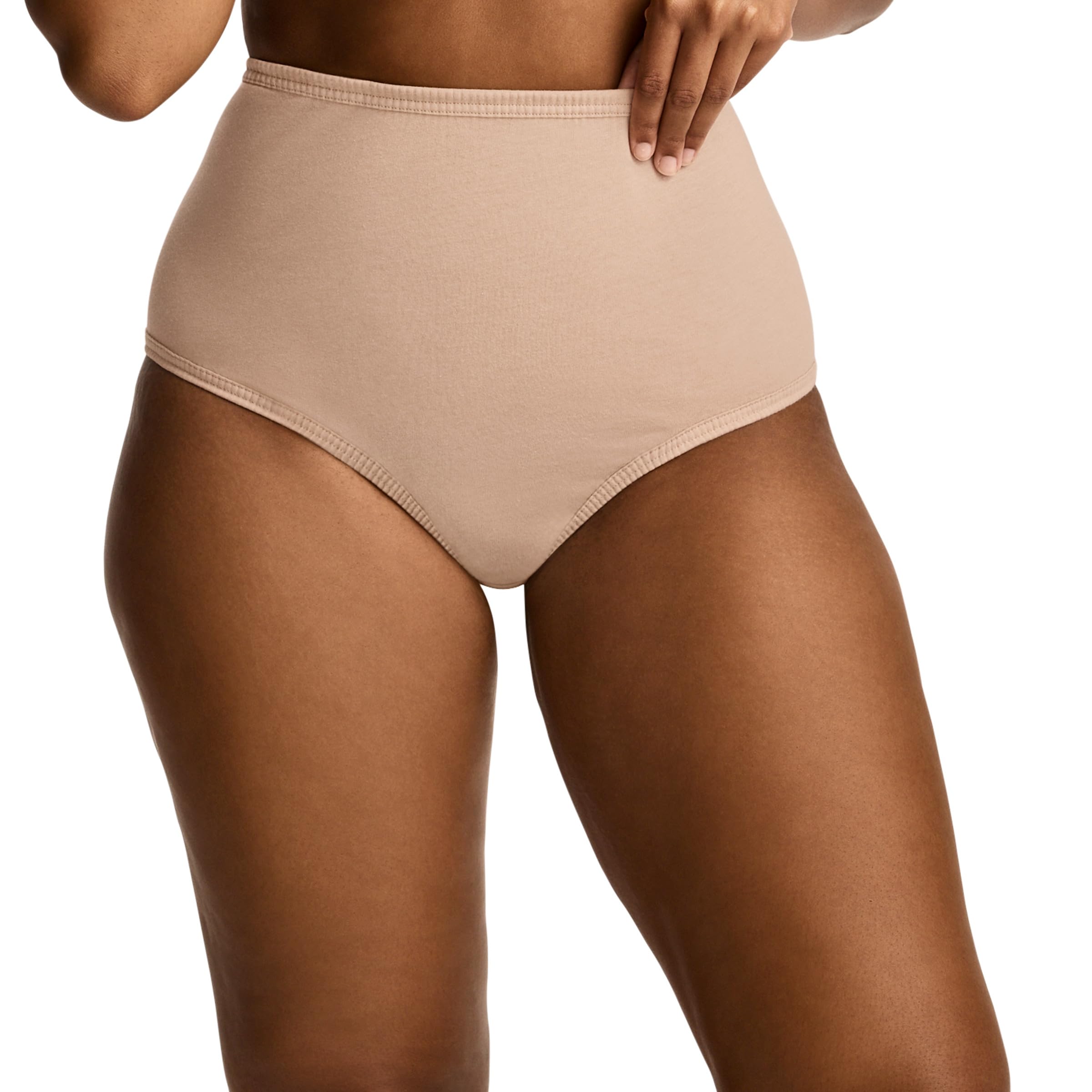 Jockey Women's Underwear 100% Cotton Elance Brief - 6 Pack