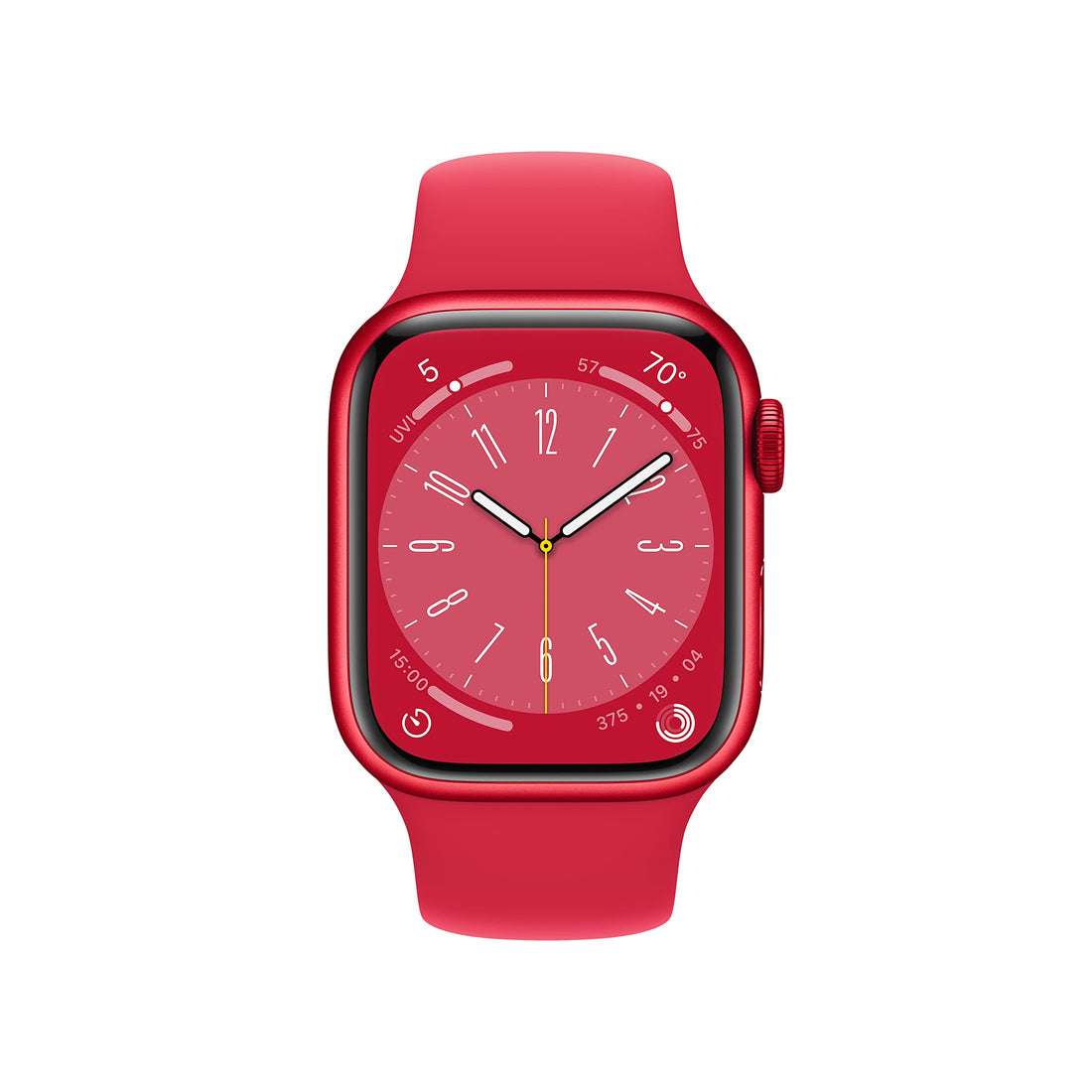 Apple Watch Series 8 [GPS, 45mm] - Midnight Aluminum Case with Midnight Sport Band, M/L (Renewed)