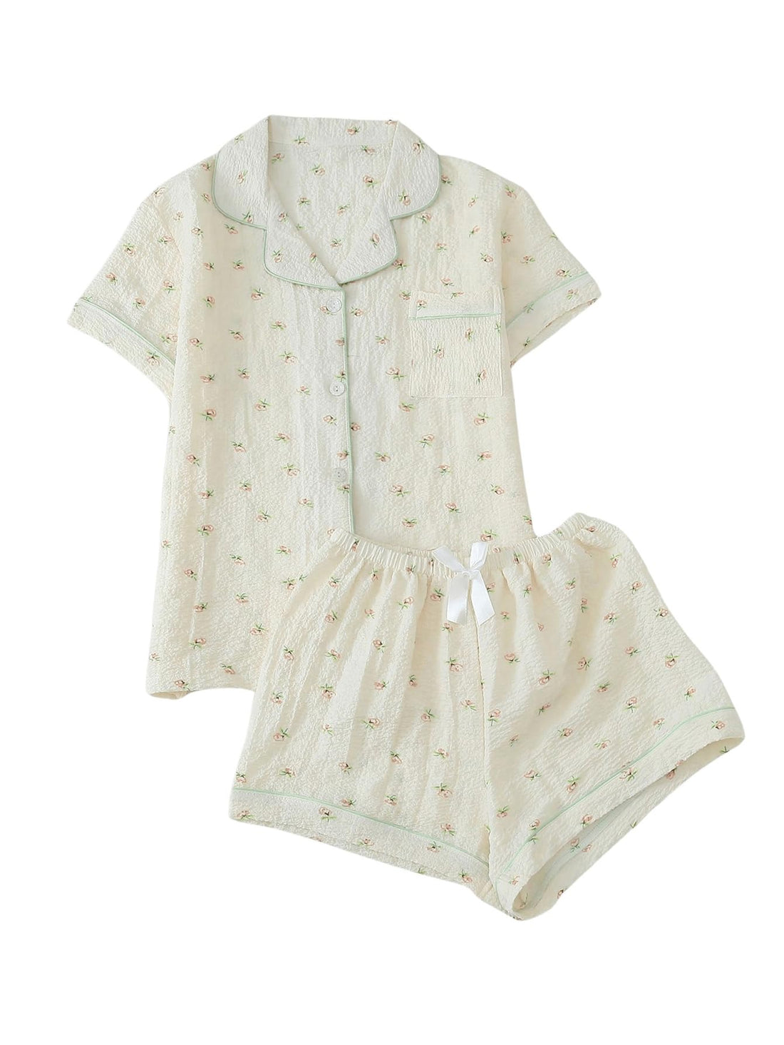 Verdusa Pajamas For Women Set 2 Piece Cute Pjs Sleepwear Lounge Sets