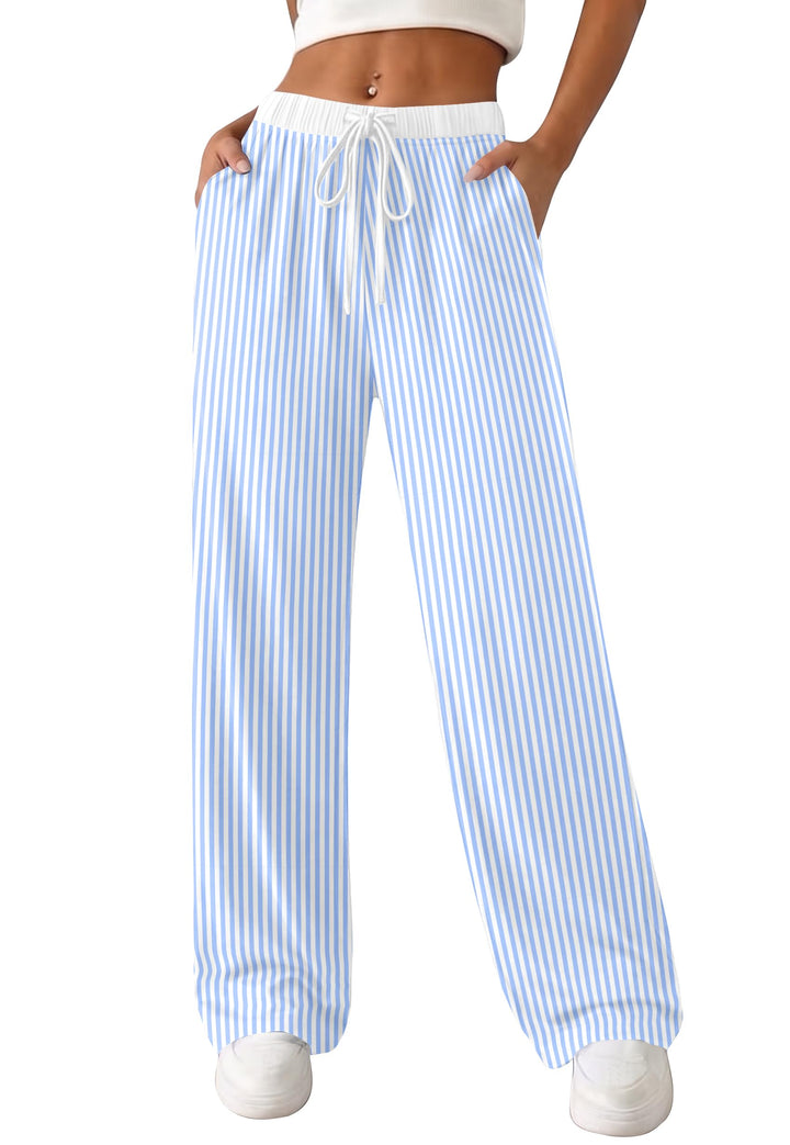 Ekouaer Womens Pajamas Pants Y2K Lounge Bottoms Casual PJ Pant with Pockets