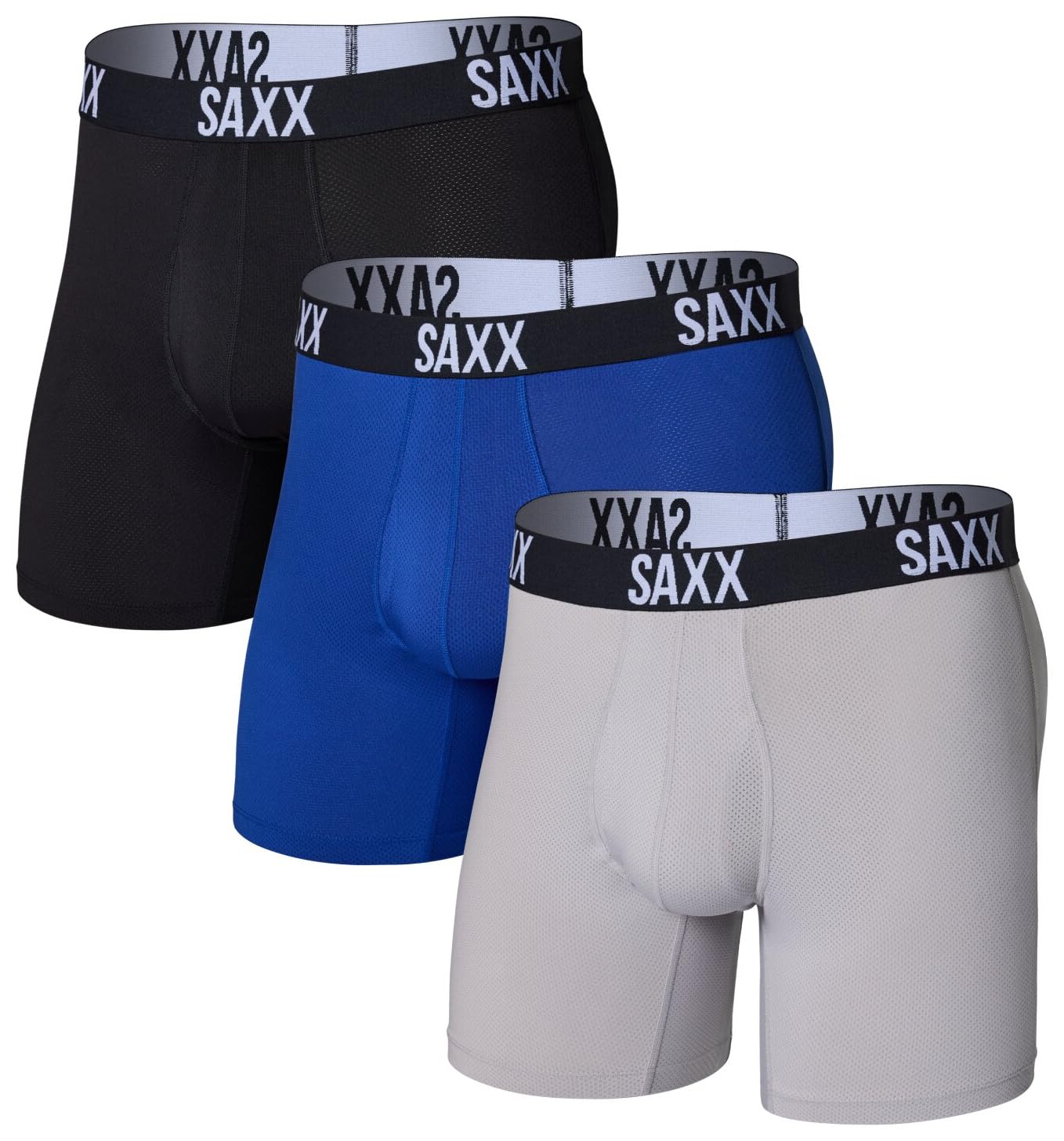 SAXX Underwear Co. Men's Core Performance Mesh Boxer Brief 3-Pack