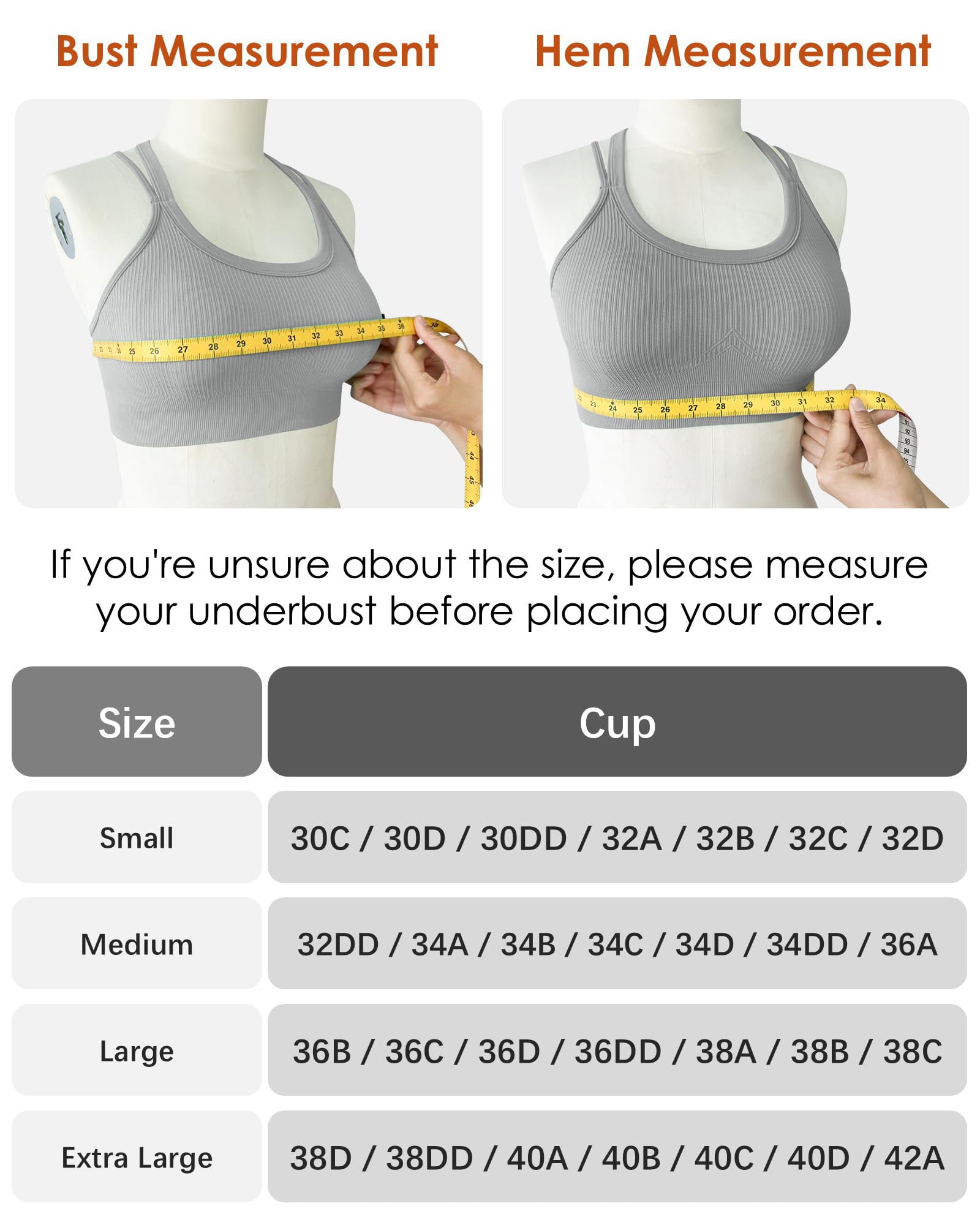 Sports Bras for Women HIigh Support, Criss-Cross Back Padded Strappy High Impact Sports Bras for Women Large Bust