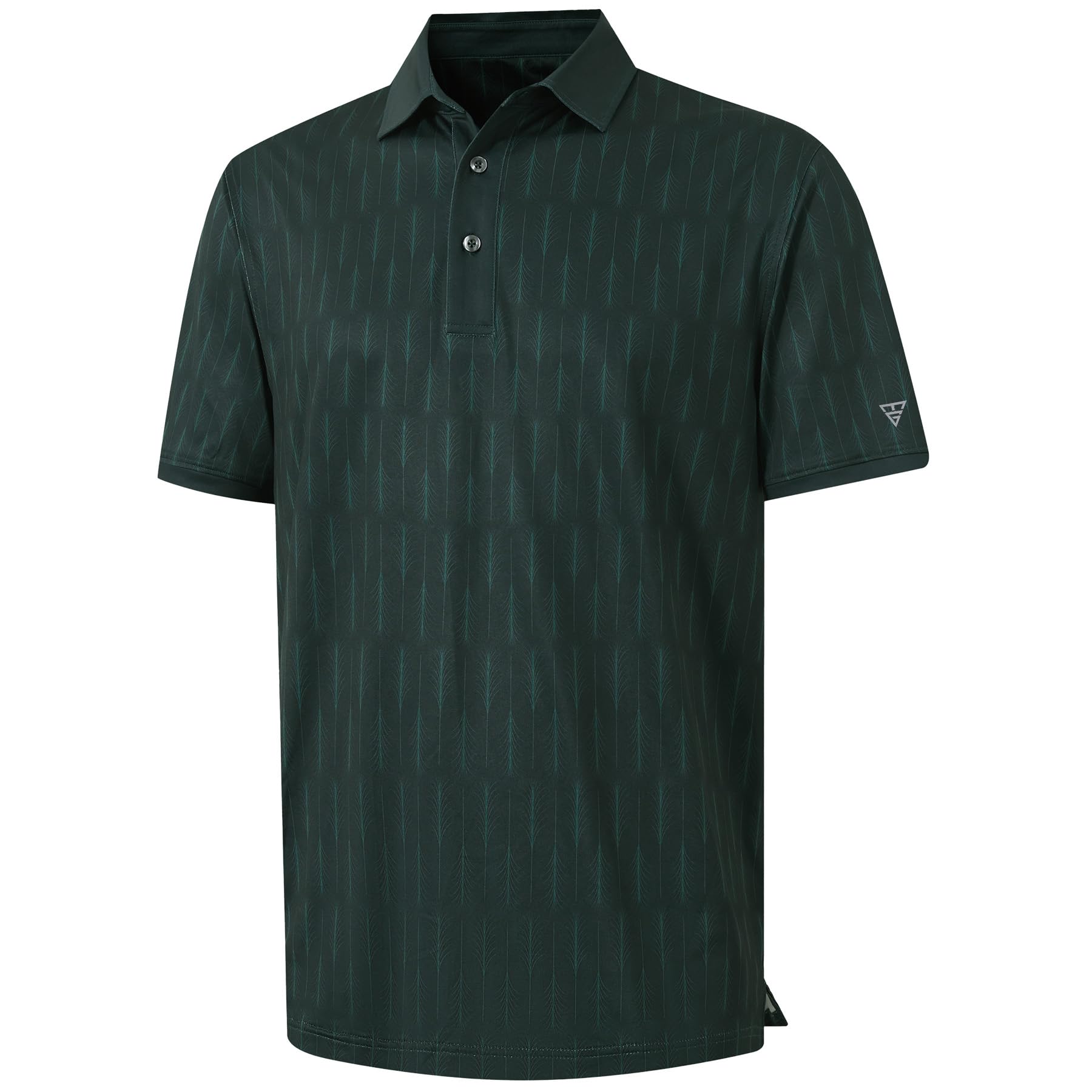 M MAELREG Golf Polo Shirts for Men Dry Fit Performance Lightweight Printing Contrast Collar Mens Golf Shirts Short Sleeve
