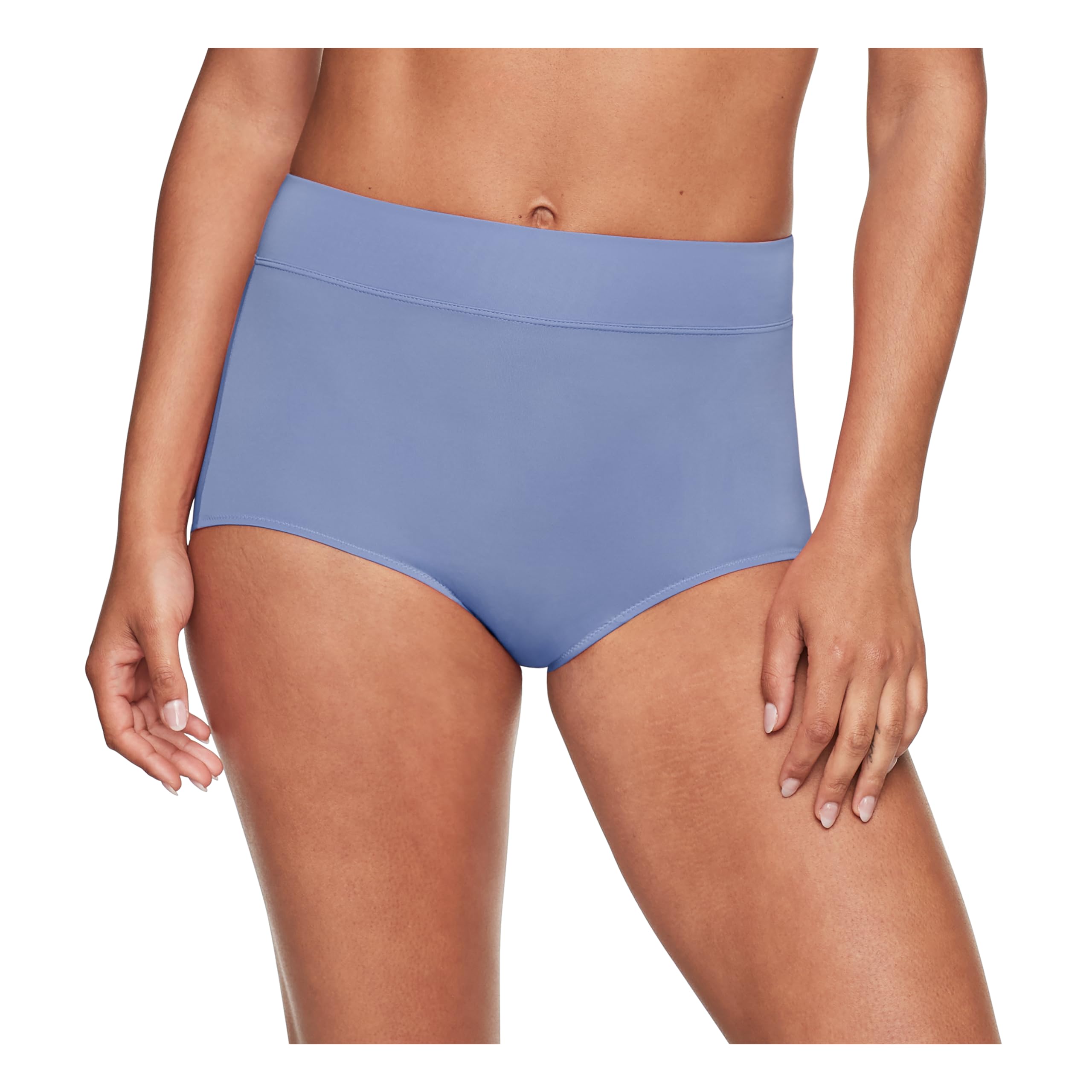 Warner's Women's No Pinching No Problems Hi Cut Brief Panty