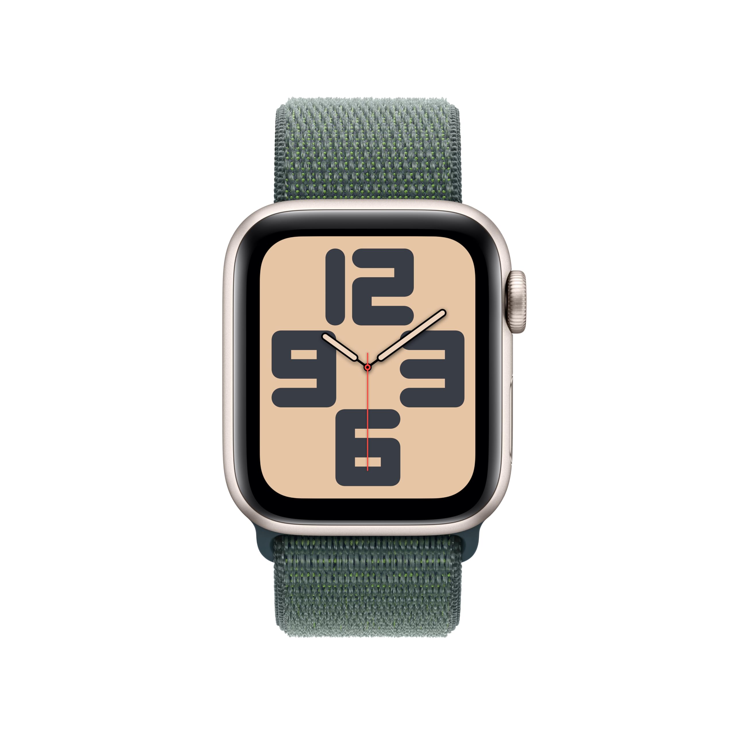 Apple Watch SE (2nd Gen) [GPS 40mm] Smartwatch with Starlight Aluminum Case with Starlight Sport Band S/M. Fitness and Sleep Trackers, Crash Detection, Heart Rate Monitor, Retina Display