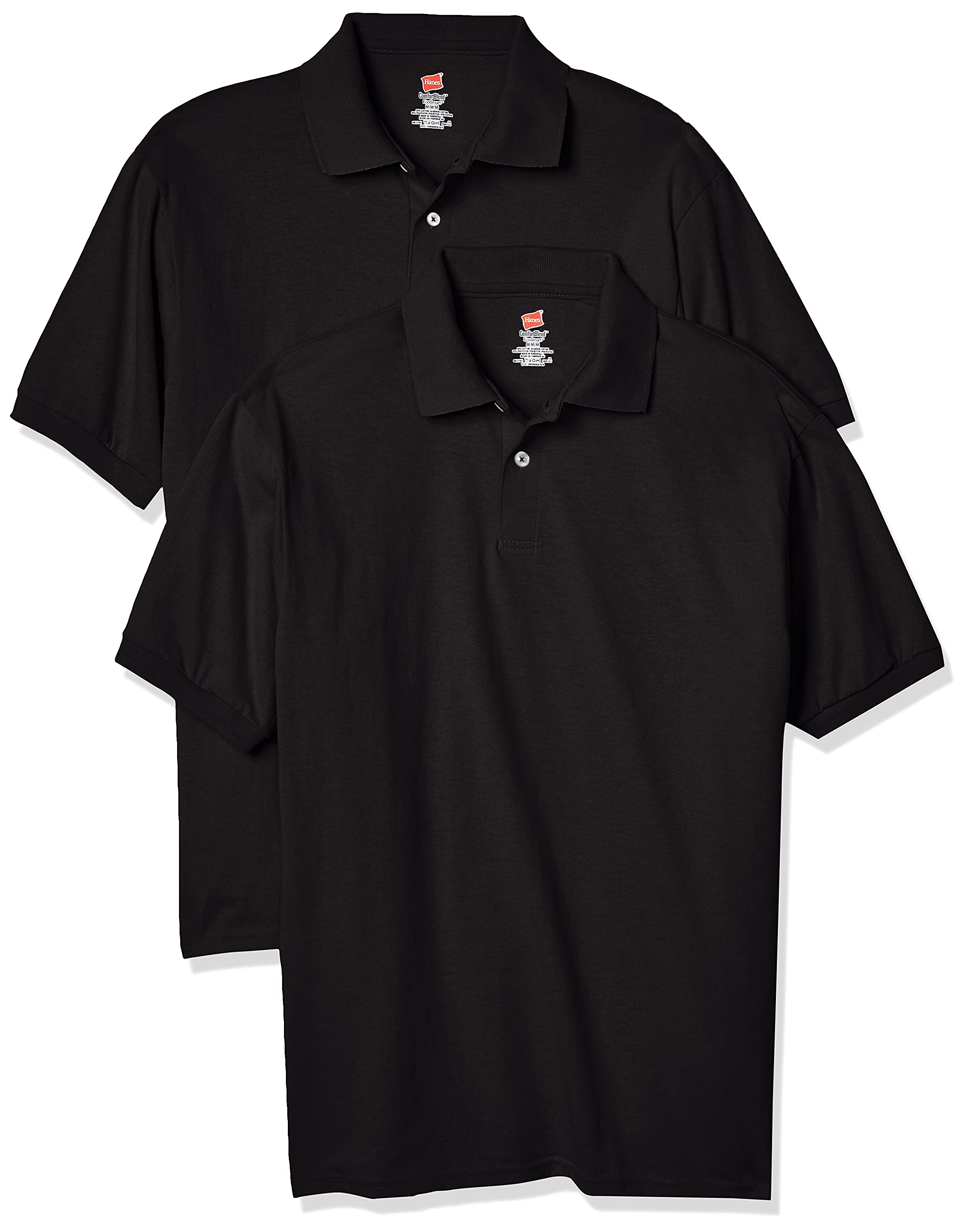 Hanes Men's Short Sleeve Jersey Sportshirt