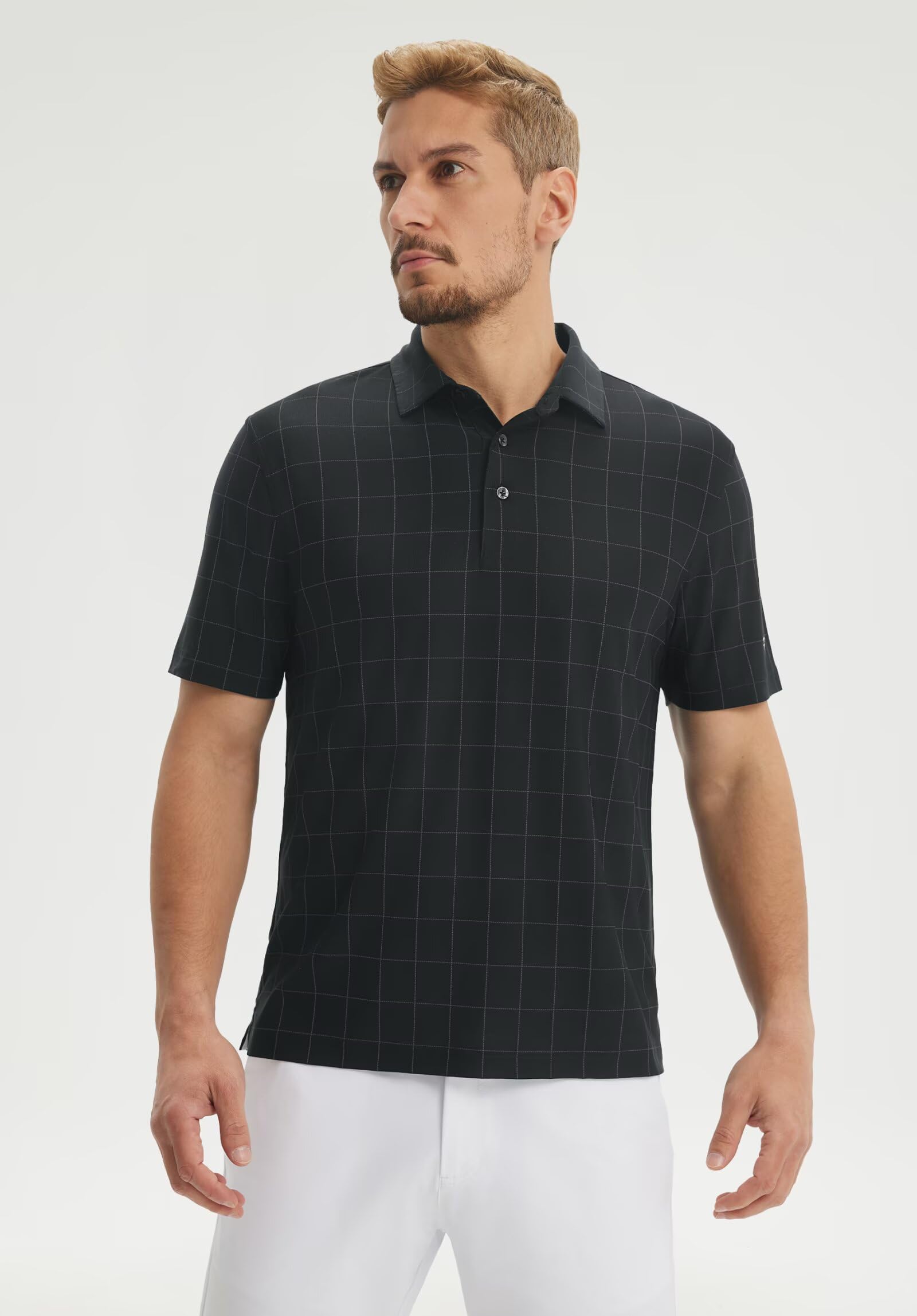 M MAELREG Men's Golf Shirts Short Sleeve Lightweight Performance Moisture Wicking Dry Fit Casual UPF 30+ Polo Shirts for Men