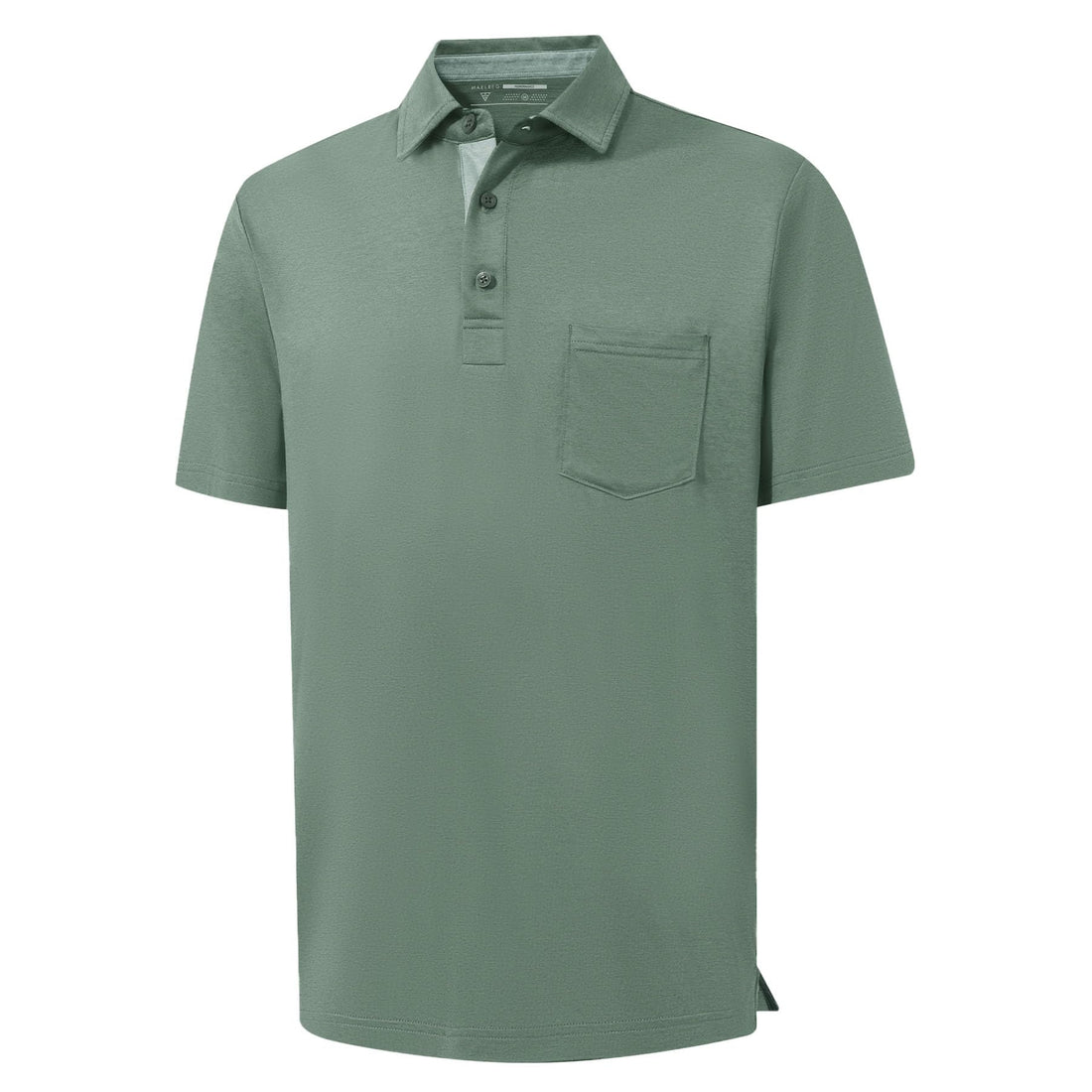M MAELREG Golf Shirts for Men Dry Fit Performance Lightweight Heather Contrast Collar Mens Polo Shirts Short and Long Sleeve