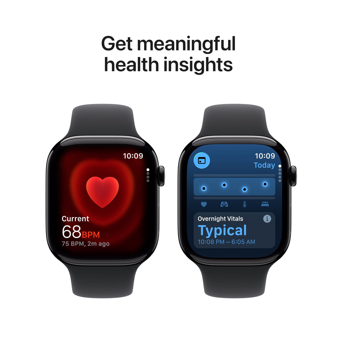 Apple Watch Series 11 [GPS 42mm] Smartwatch with Rose Gold Aluminum Case with Light Blush Sport Band - S/M., Fitness Tracker, Water Resistant (Renewed)