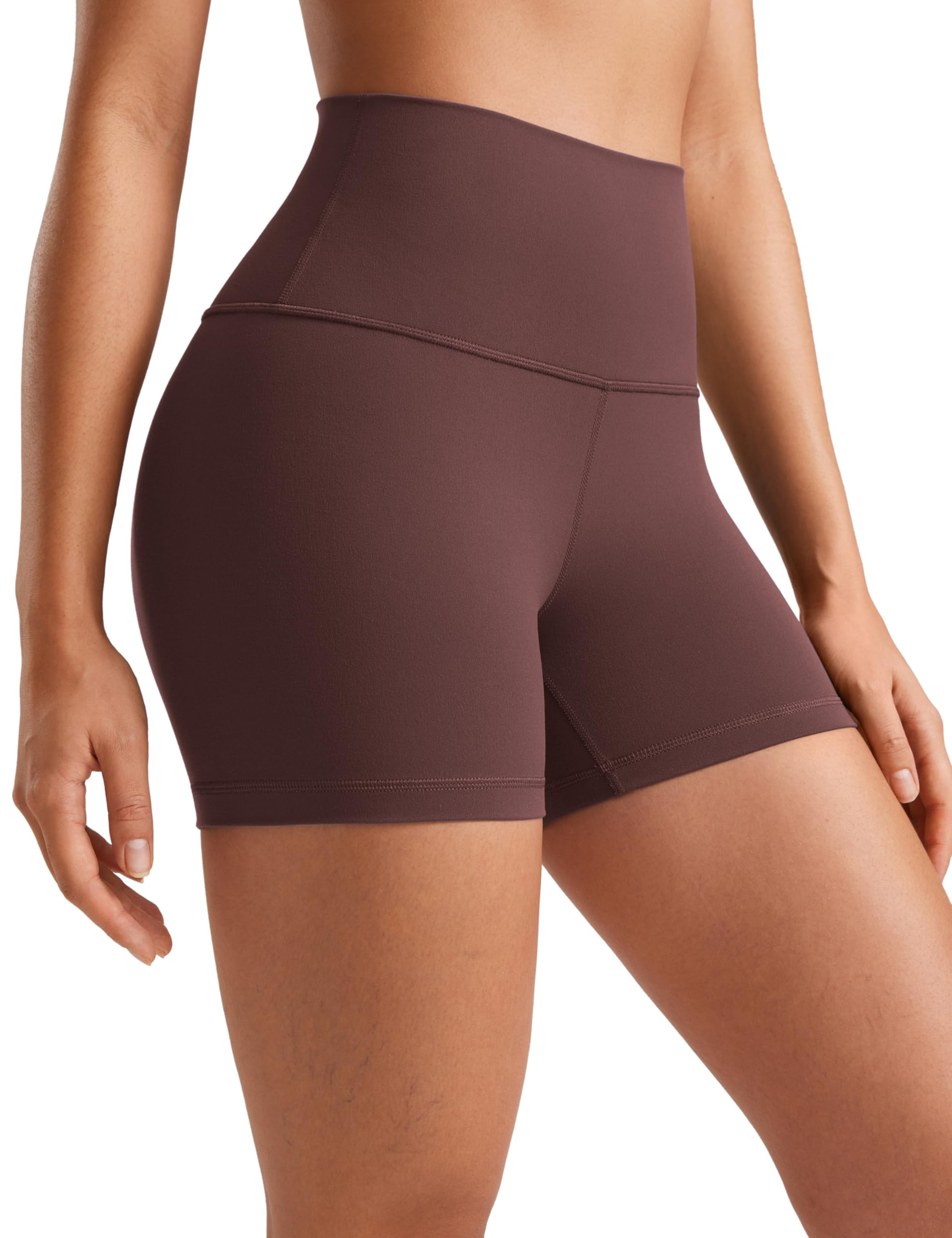 CRZ YOGA Butterluxe Biker Shorts 4" | Extremely Soft, Gentle Compression, Yoga, High Waisted, for Women