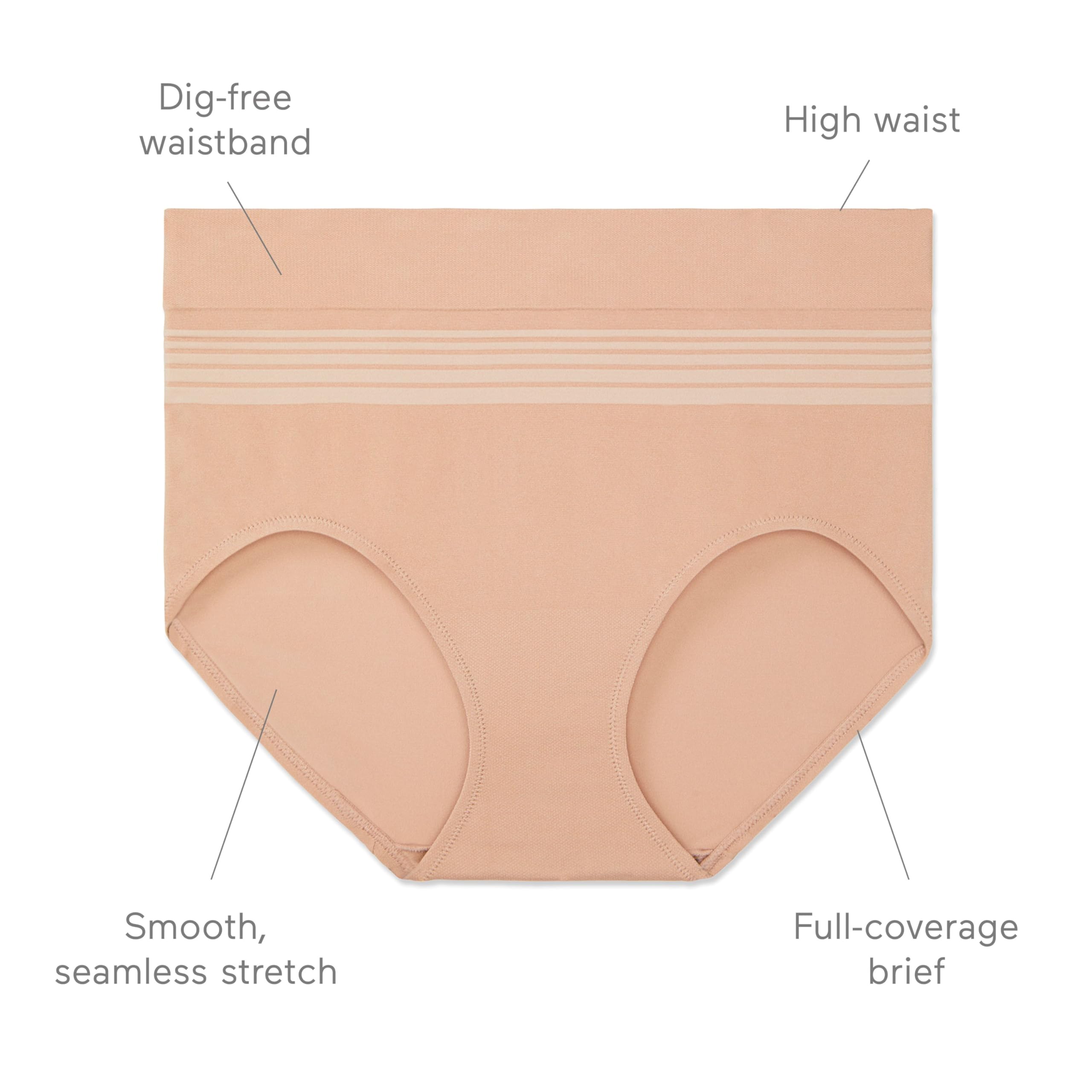 Warner's No Pinching No Problems Seamless Brief Underwear