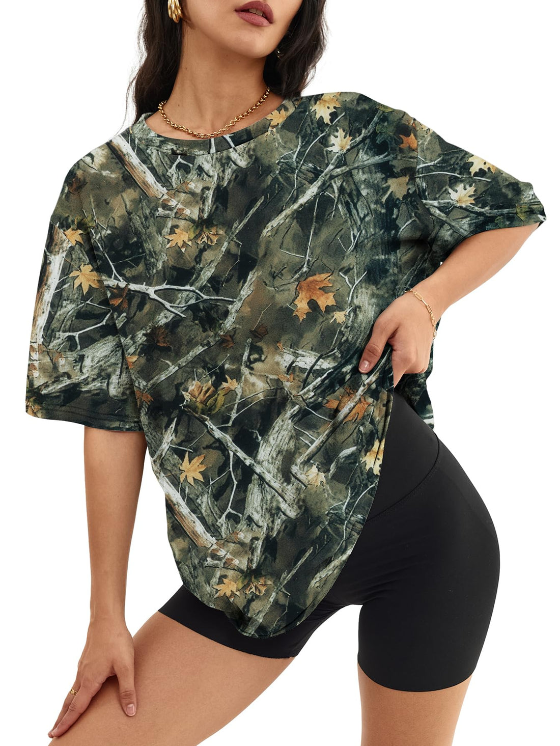 ATHMILE Womens Oversized T Shirts Casual Tee Workout Tops Gym Clothes Summer Loose Fit Short Sleeve Graphics Basic Y2K 2026