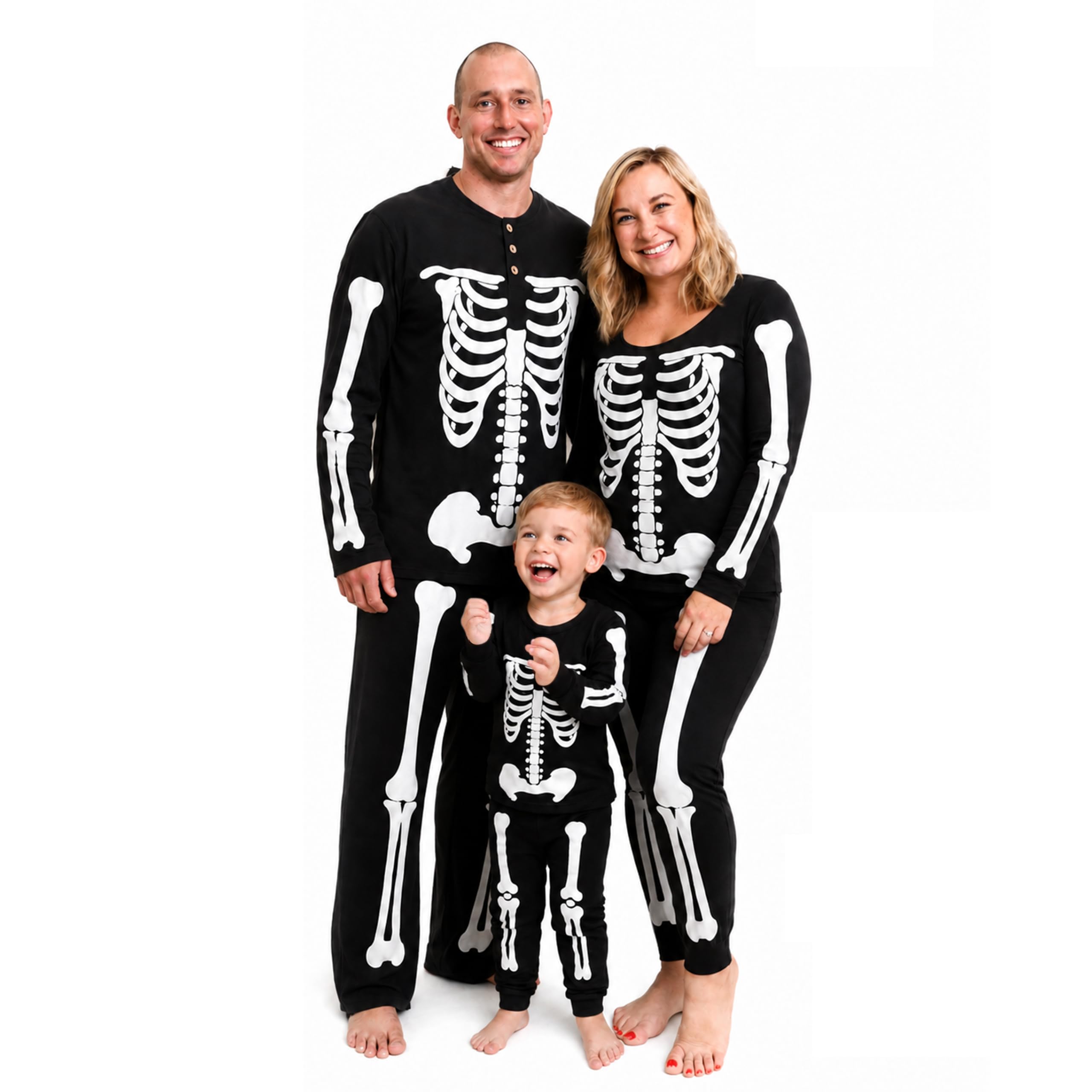 Owlivia Christmas Halloween Pajamas For Family, Organic Cotton Holiday Pjs Matching Sets