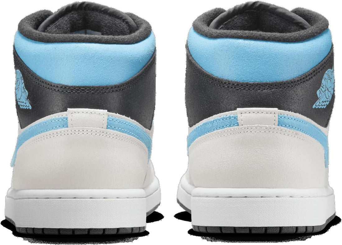 Jordan Air 1 Mid Se - Men's (Summit White/Blue Chill/Anthracite)
