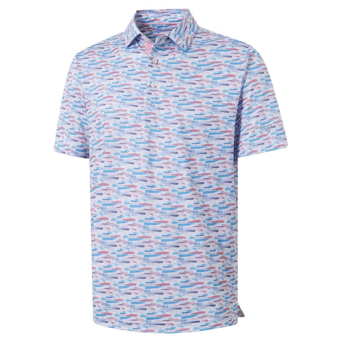 M MAELREG Mens Golf Shirt Print Performance Moisture Wicking Dry Fit Short Sleeve Casual Collared Polo Shirts for Men
