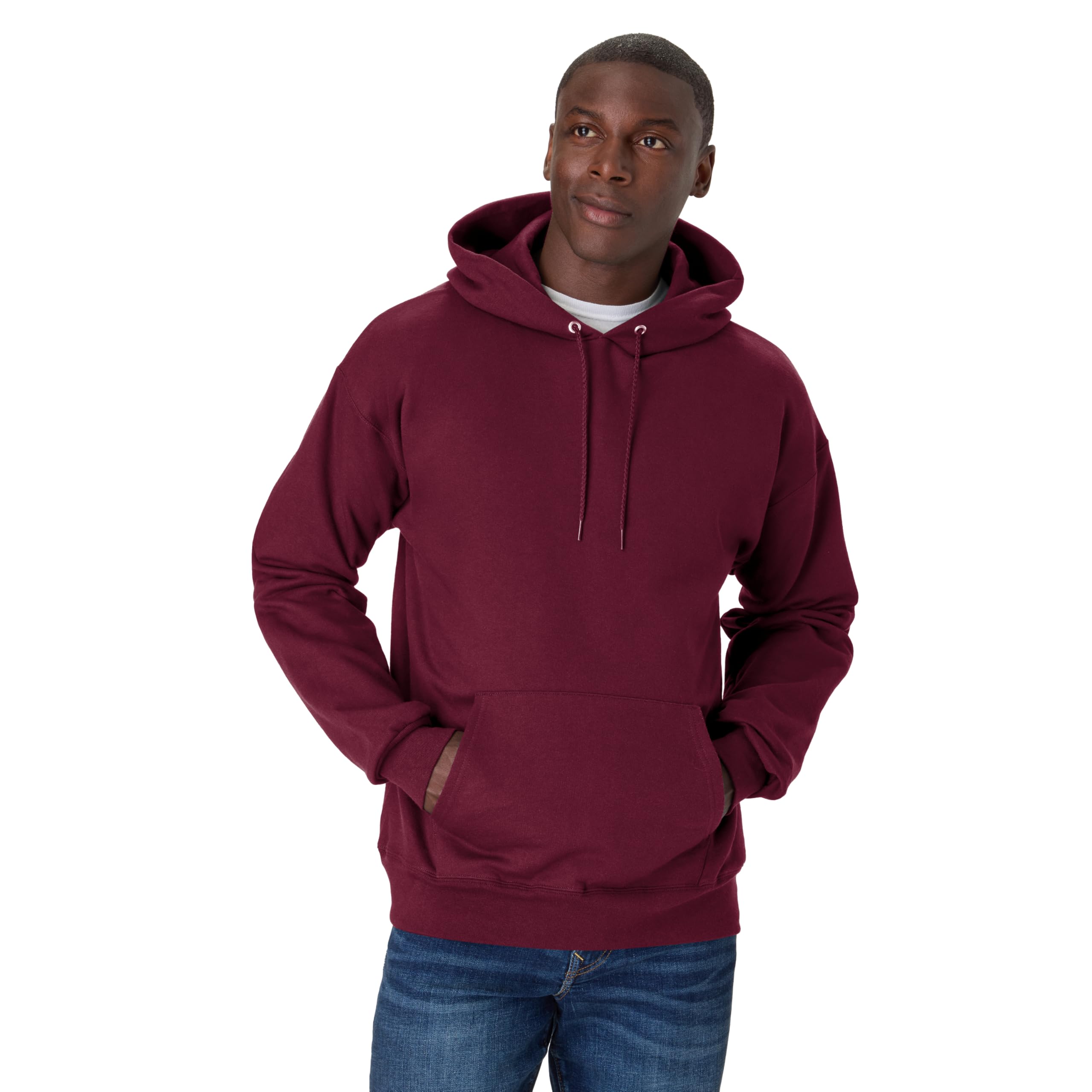 Hanes Men's Ultimate Sweatshirt, Heavyweight Fleece Hoodie, Cotton Sweatshirt for Men