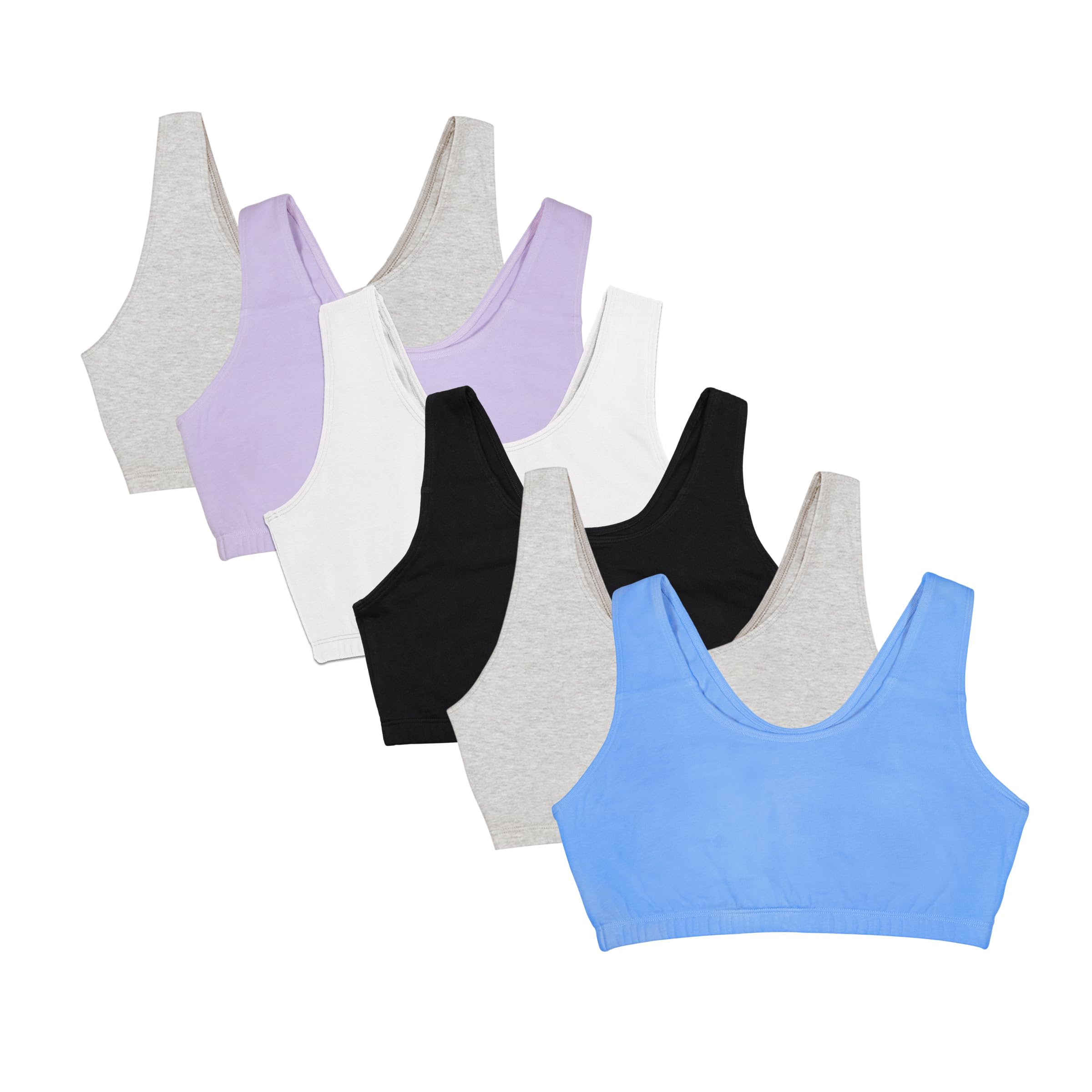 Fruit of the Loom Women's Built Up Tank Style Sports Bra Value Pack